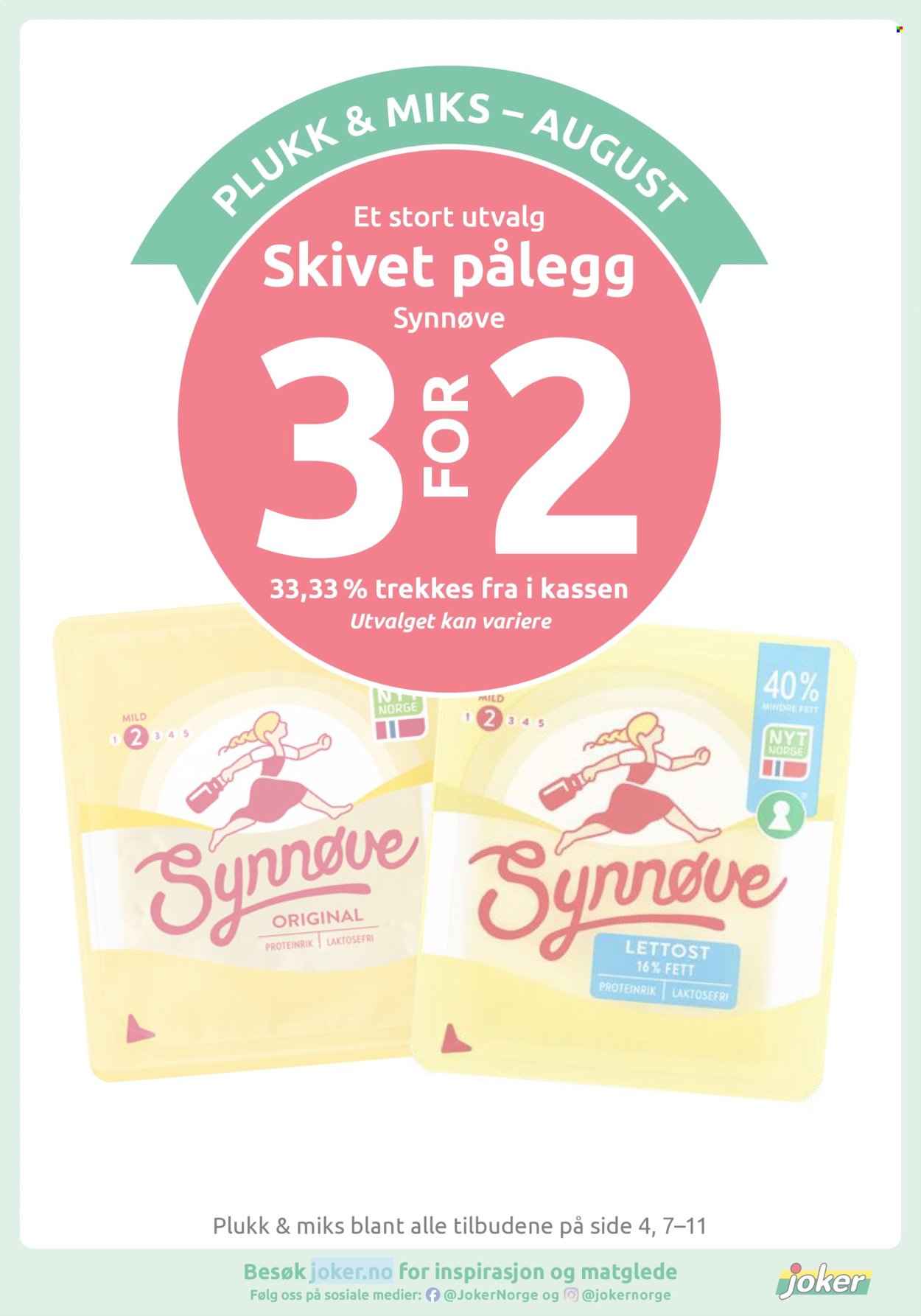 JOKER kundeavis - Fra søndag 16. august 2026