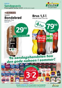 JOKER kundeavis - Fra søndag 16. august 2026