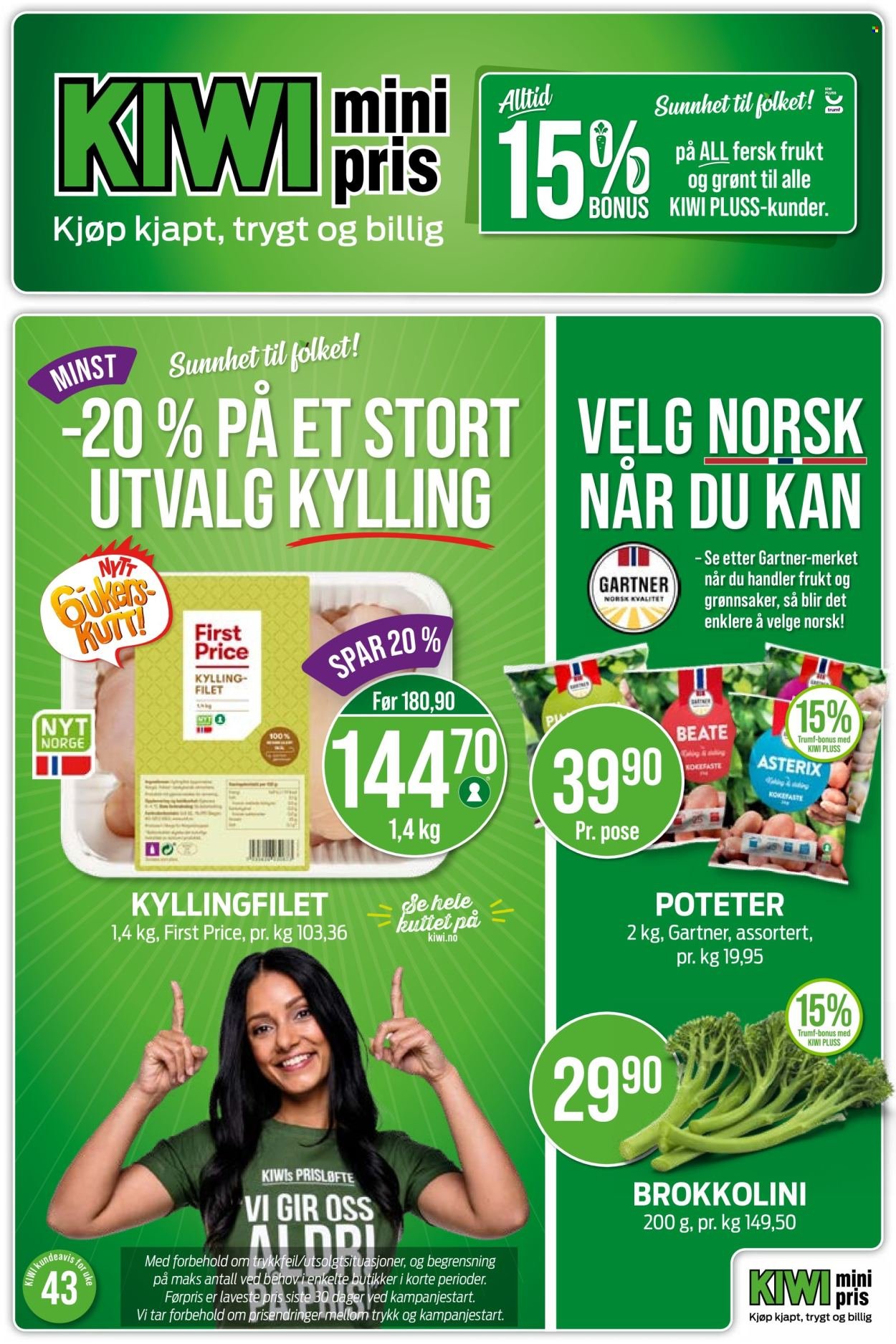 KIWI kundeavis - Fra mandag 20. oktober 2025 (2025-10-20 - 2025-10-26)