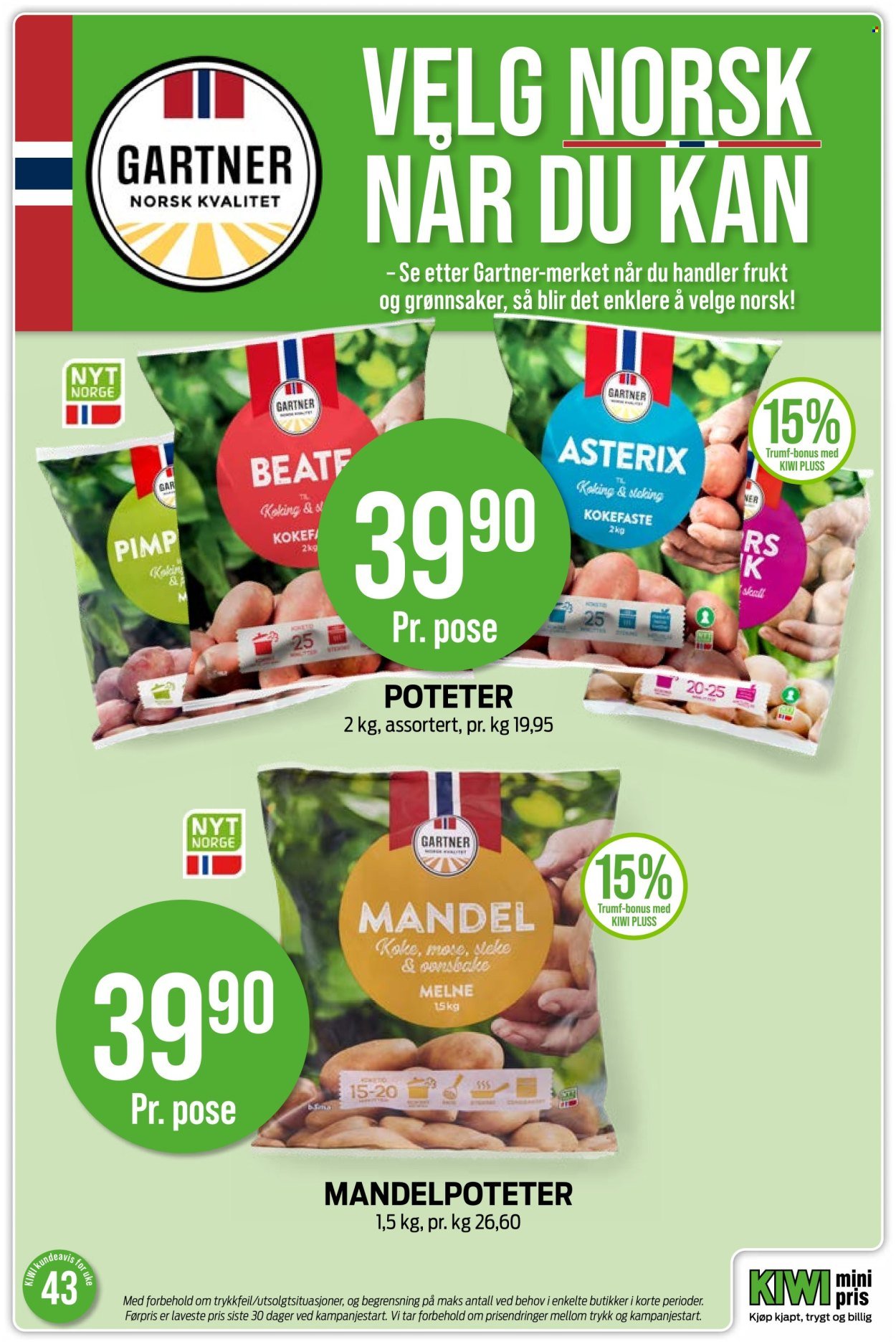 KIWI kundeavis - Fra mandag 20. oktober 2025 (2025-10-20 - 2025-10-26)