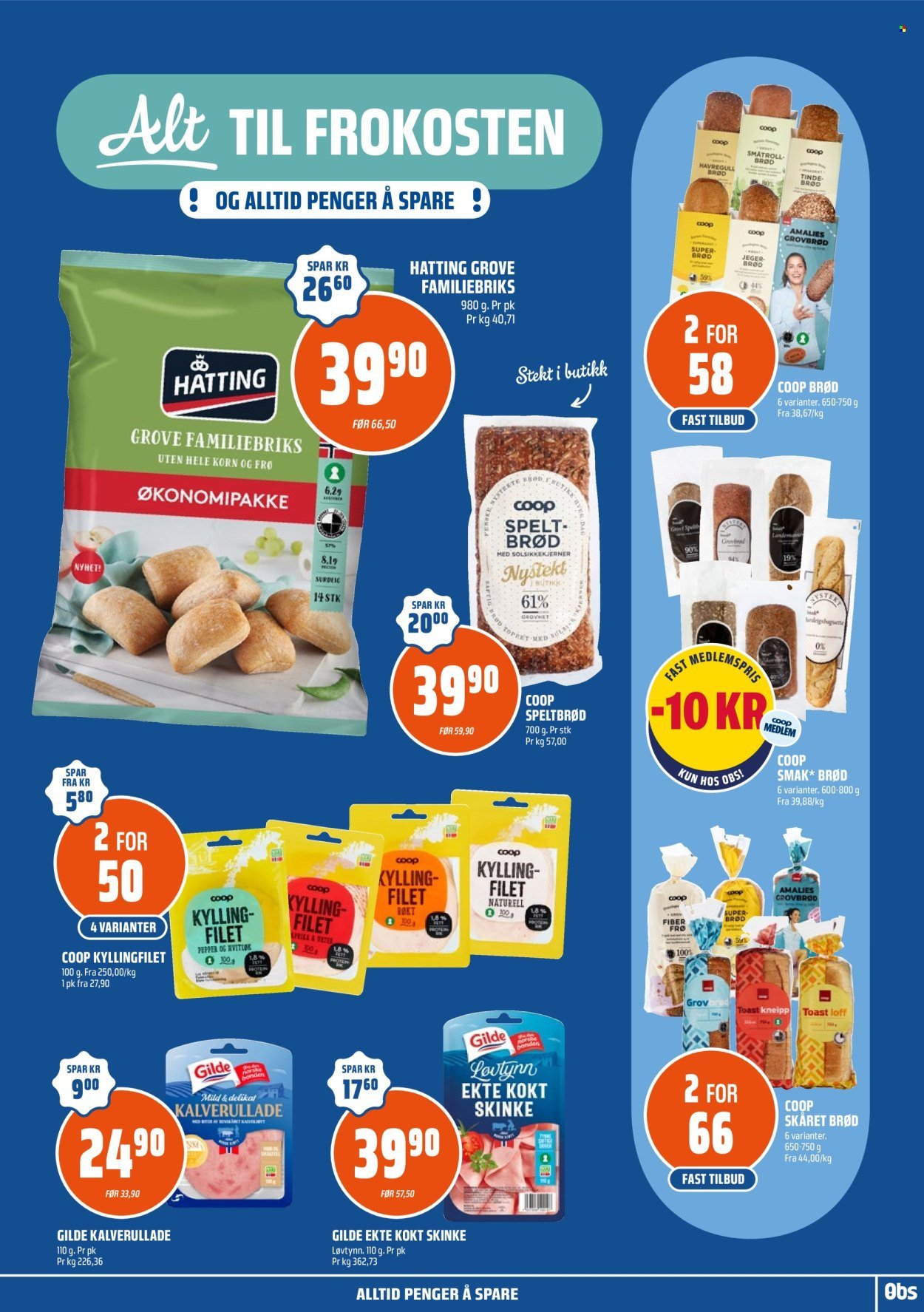 COOP OBS kundeavis - Fra søndag 23. august 2026