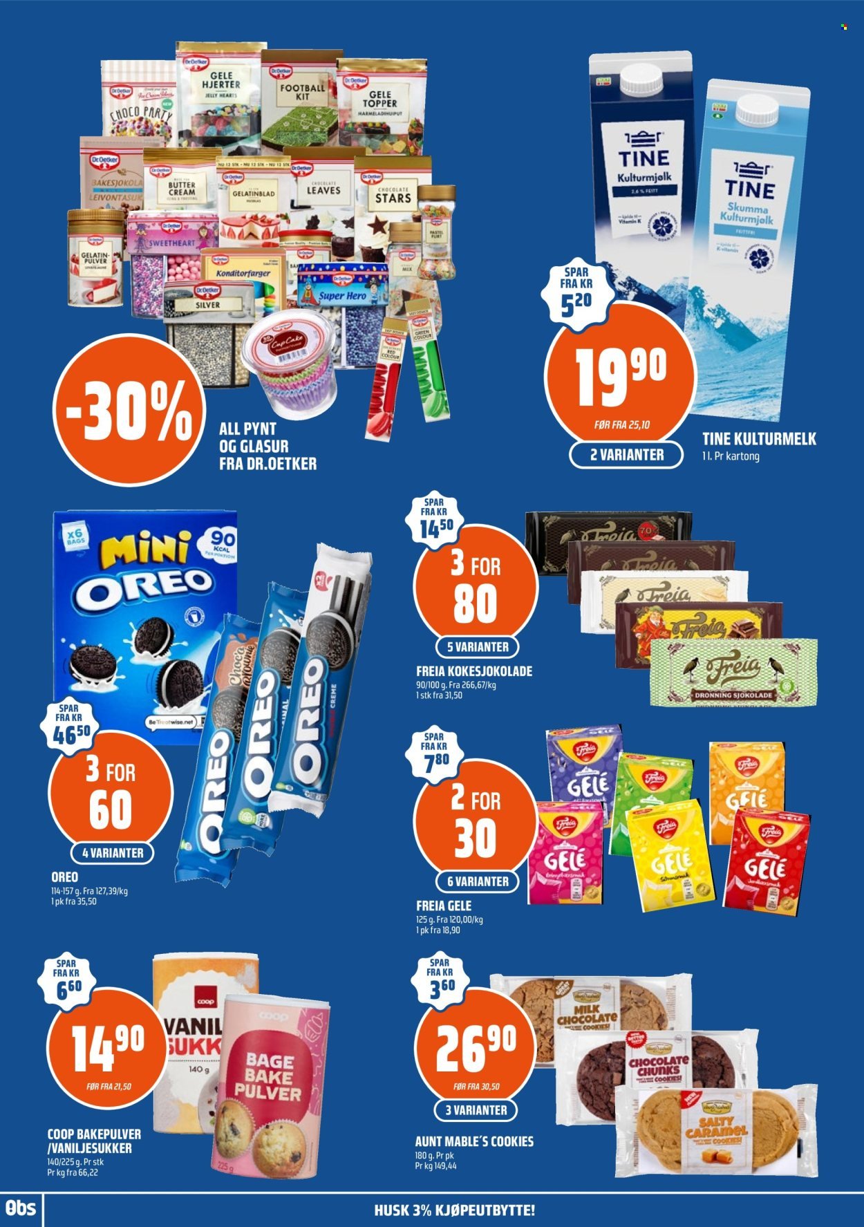 COOP OBS kundeavis - Fra søndag 23. august 2026
