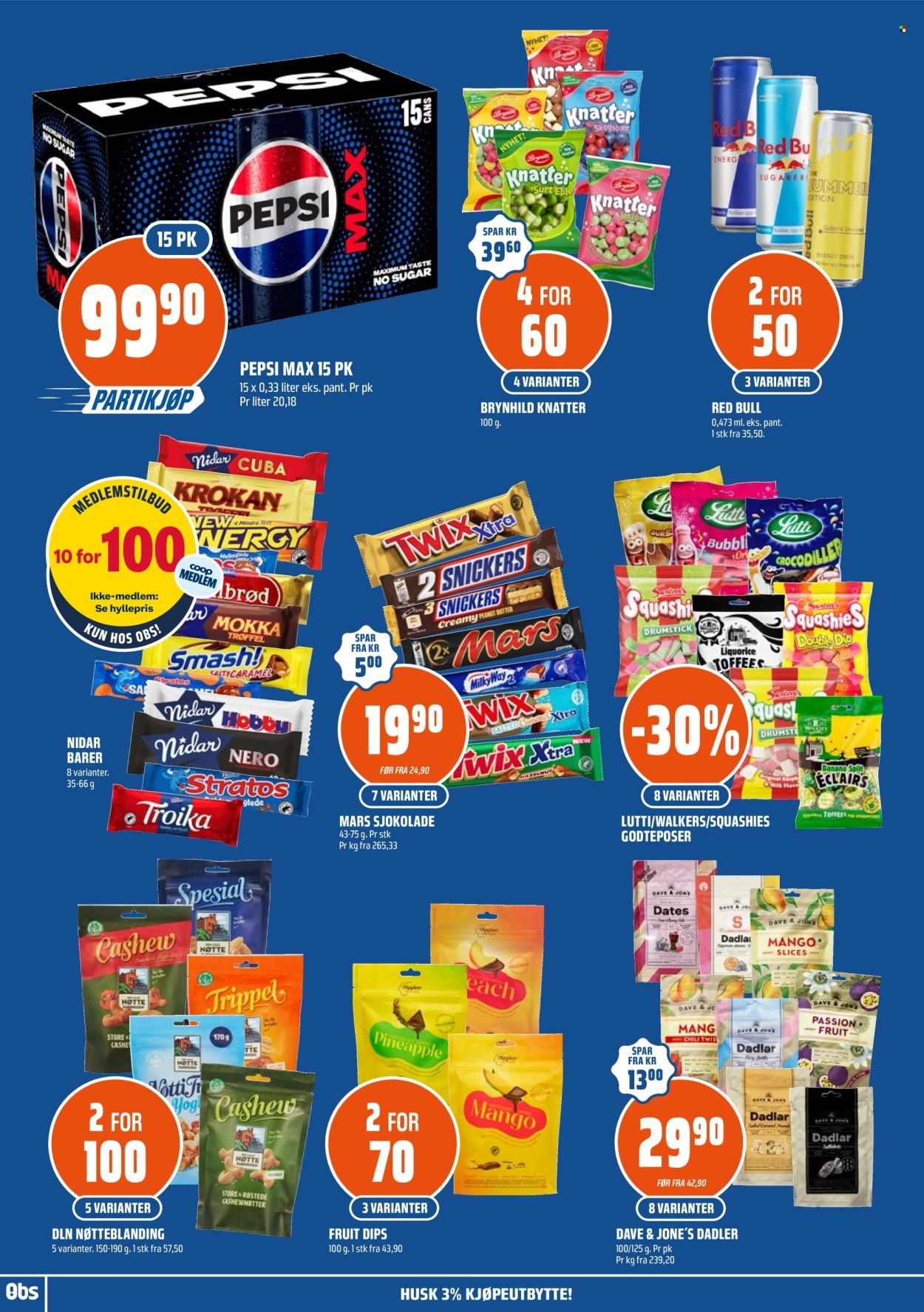 COOP OBS kundeavis - Fra søndag 23. august 2026