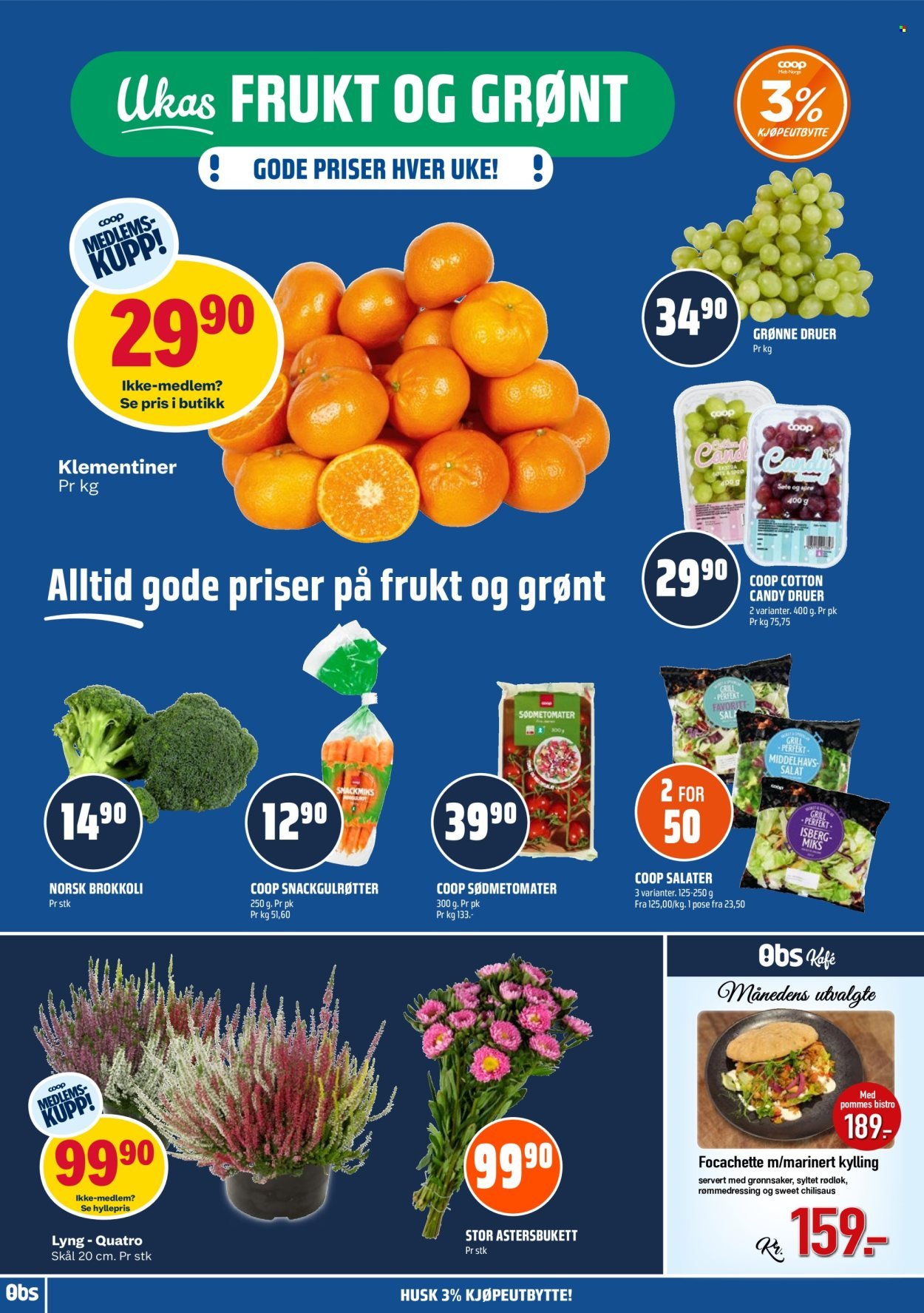 COOP OBS kundeavis - Fra søndag 23. august 2026