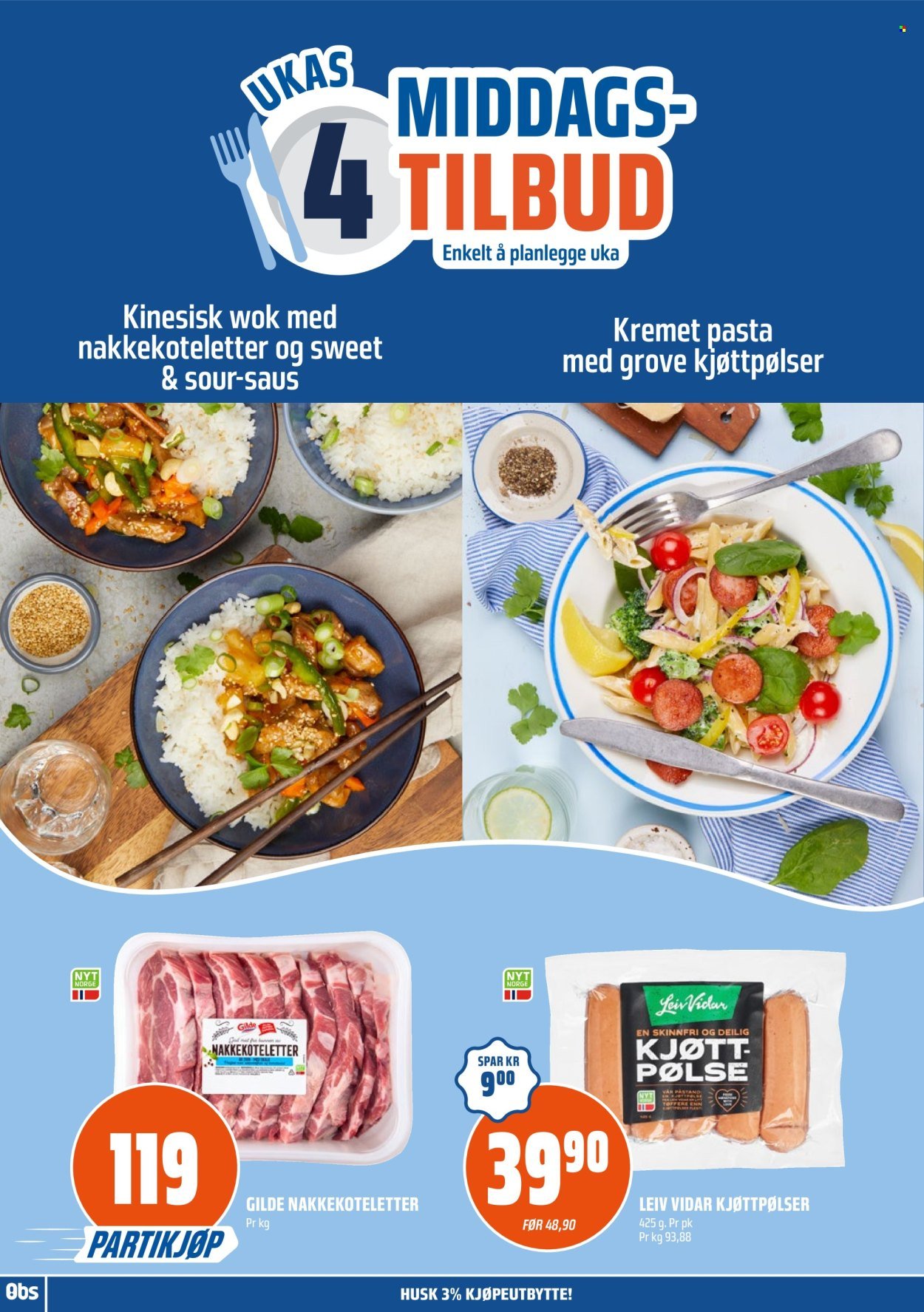 COOP OBS kundeavis - Fra søndag 23. august 2026