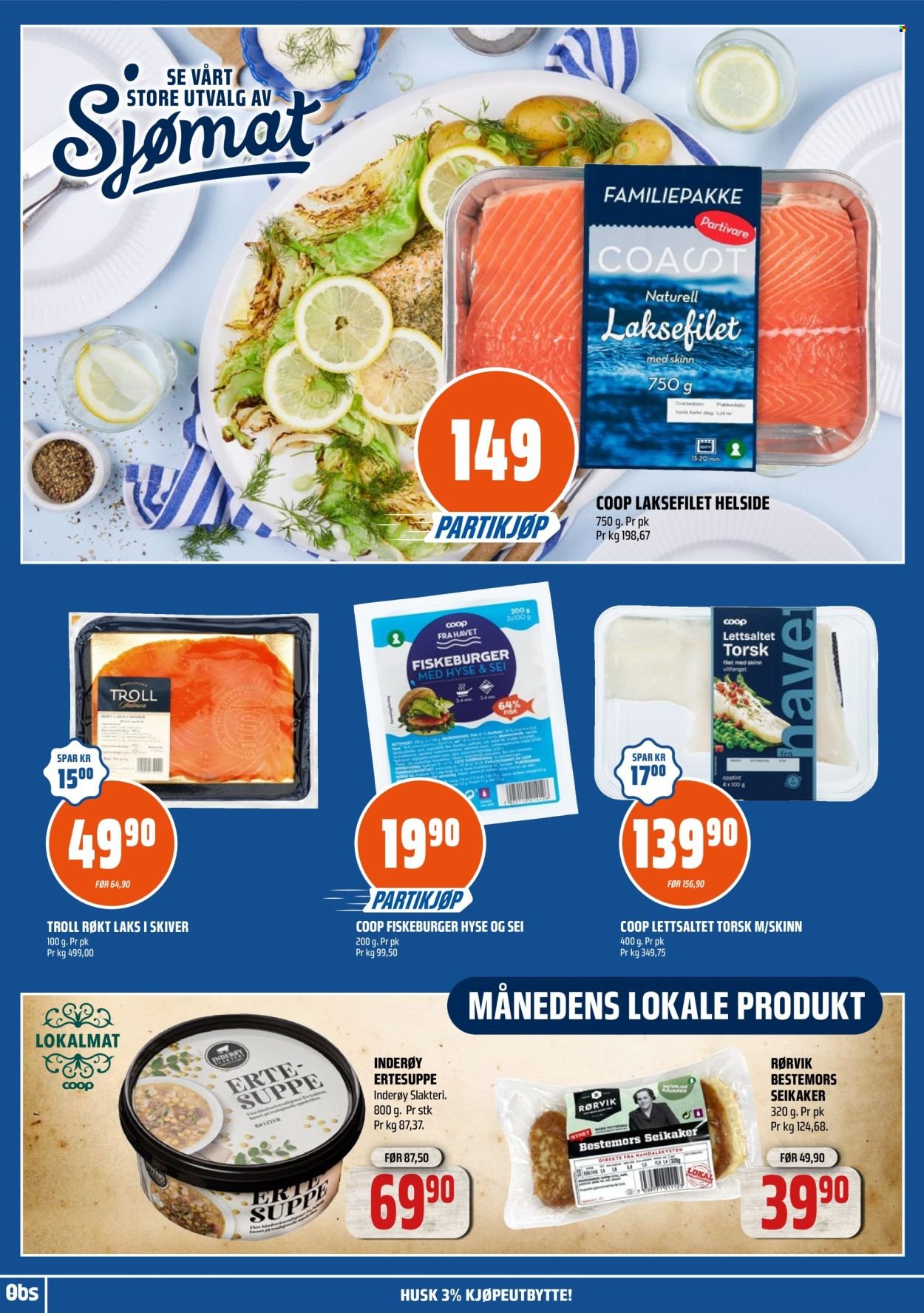 COOP OBS kundeavis - Fra søndag 23. august 2026