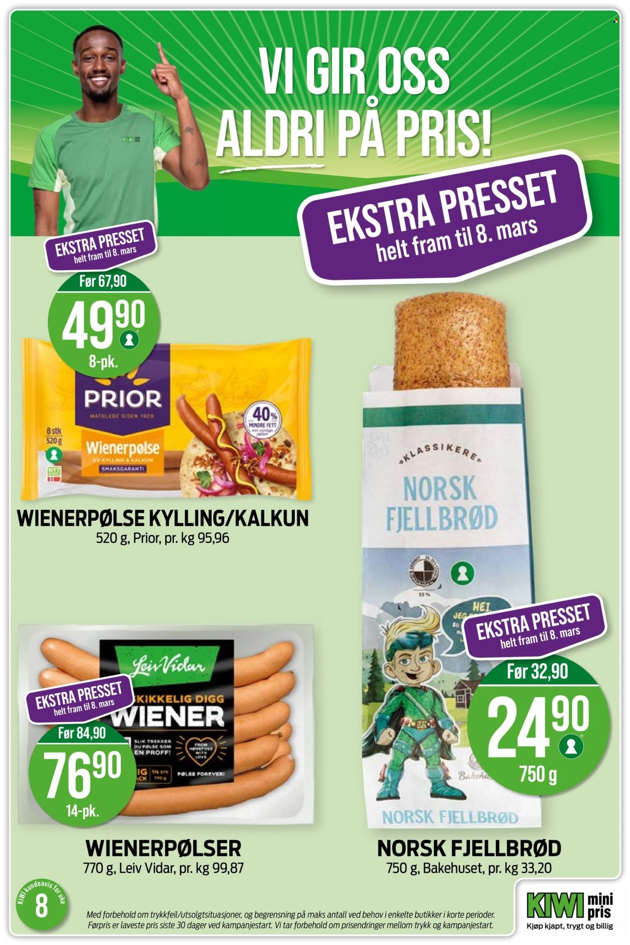 KIWI kundeavis - Fra mandag 16. februar 2026 (2026-02-16 - 2026-02-22)