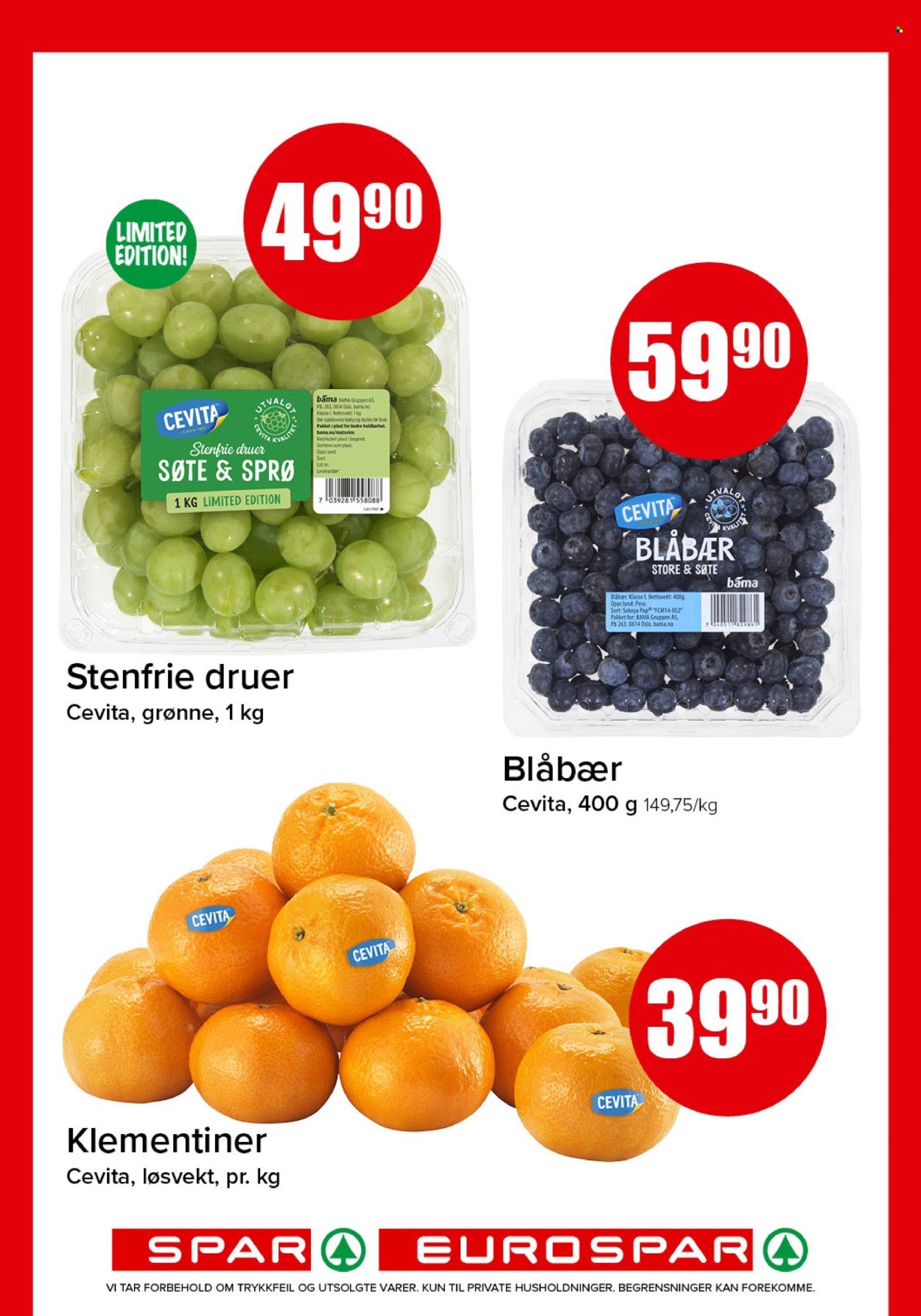 SPAR kundeavis - SPAR, EUROSPAR