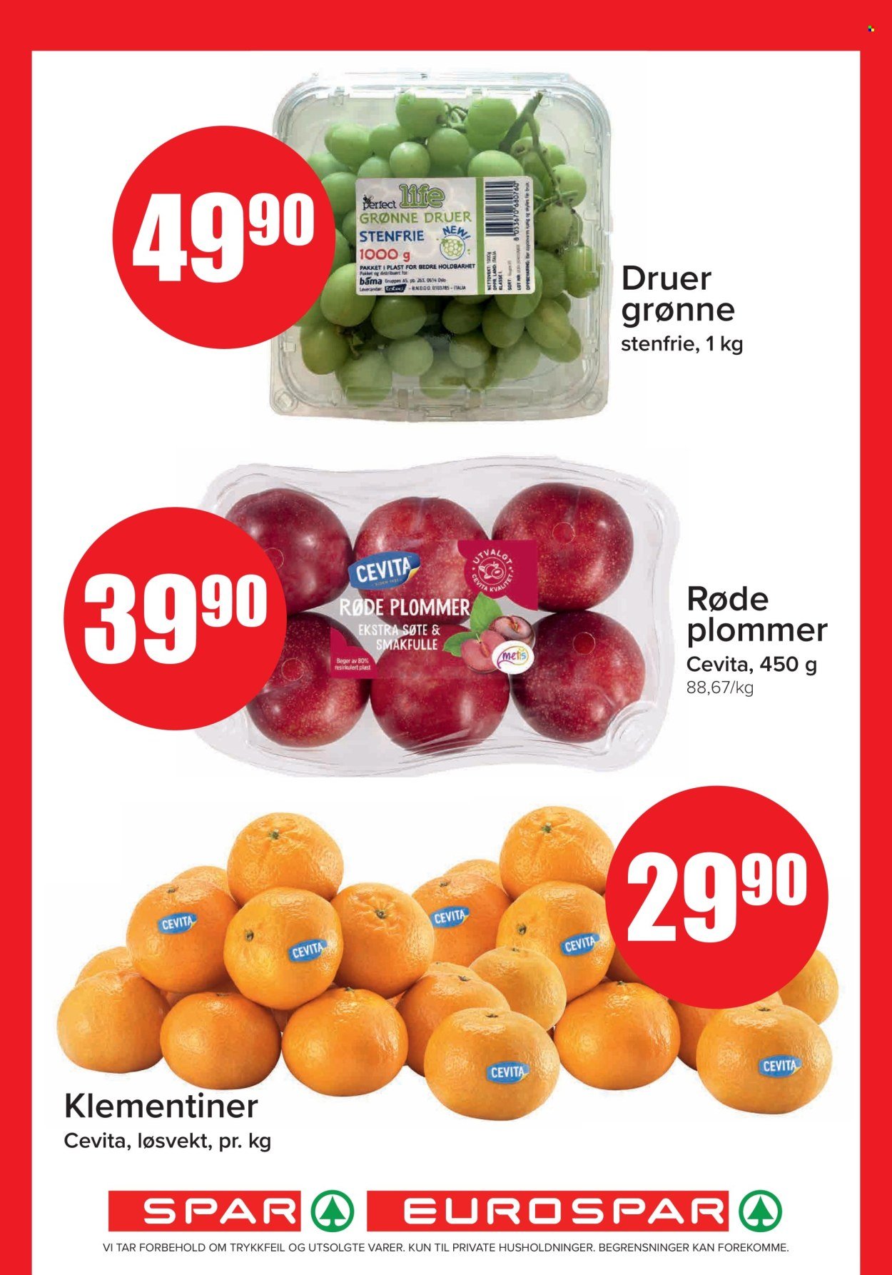 SPAR kundeavis - SPAR, EUROSPAR (2025-10-06 - 2025-10-12)