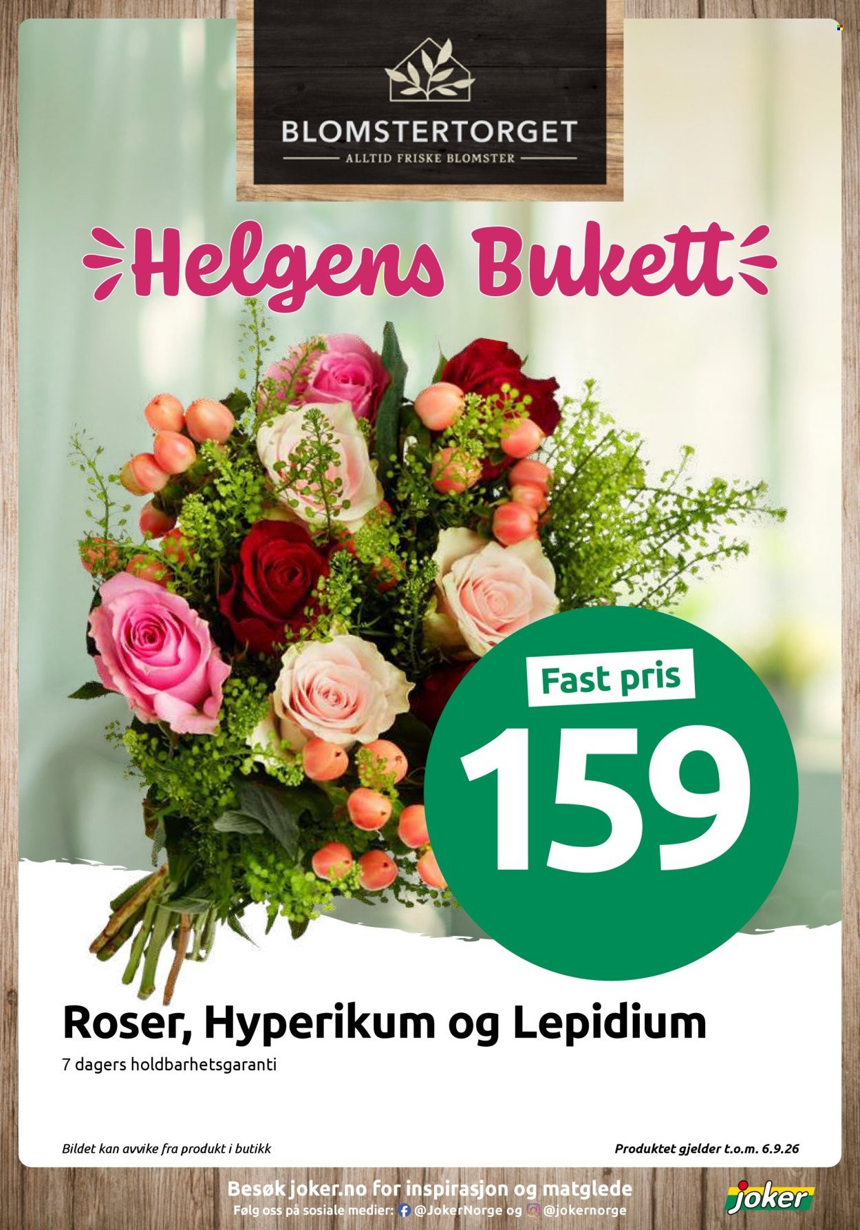 JOKER kundeavis - Fra mandag 24. august 2026