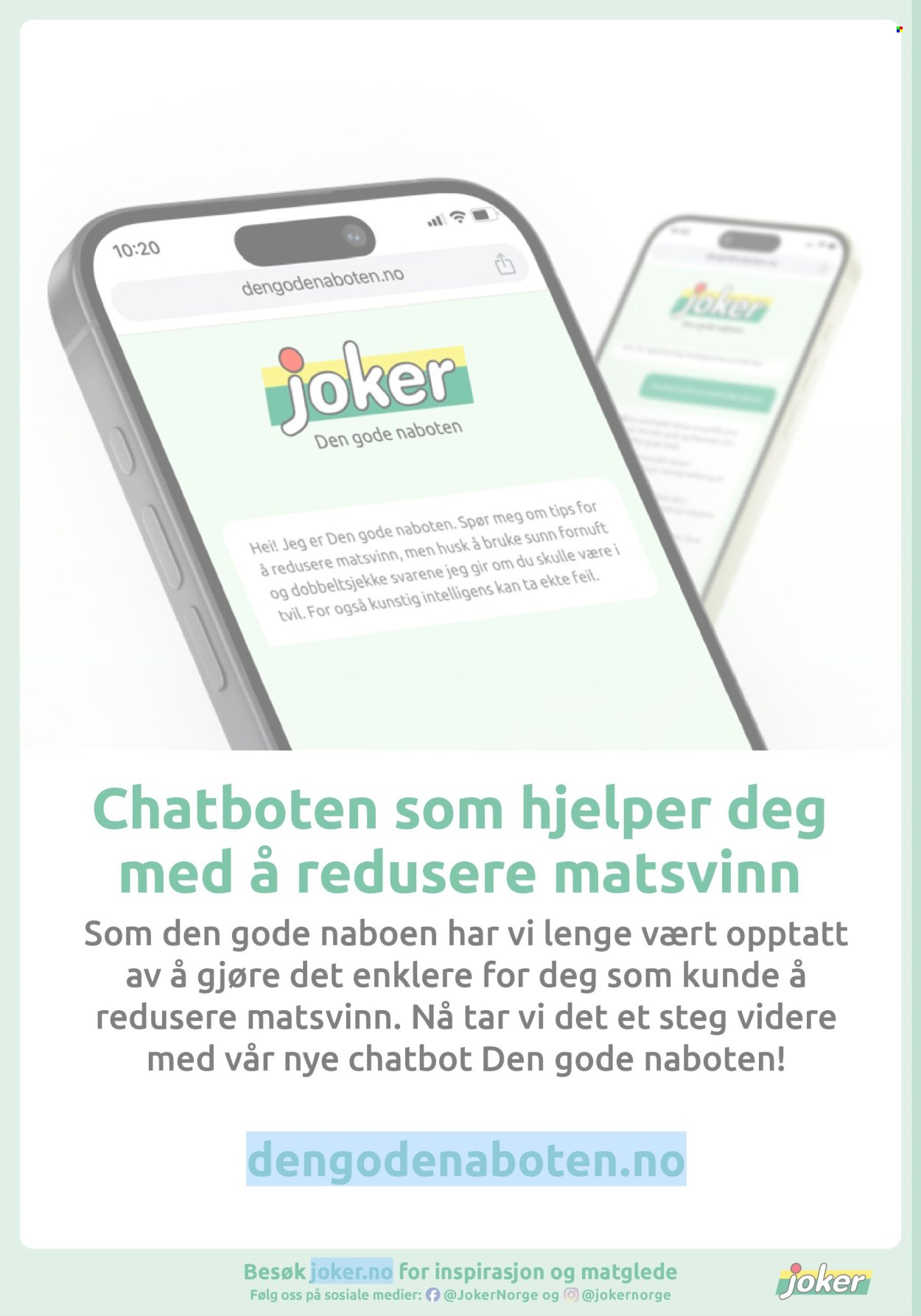 JOKER kundeavis - Fra mandag 24. august 2026