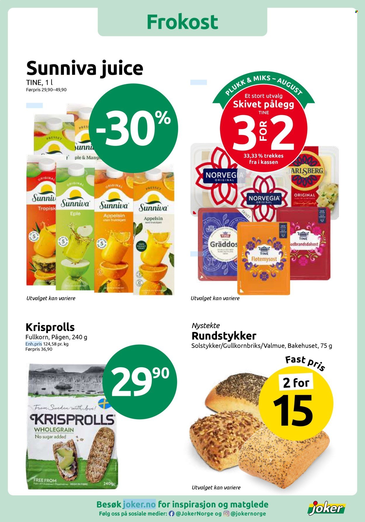 JOKER kundeavis - Fra mandag 24. august 2026