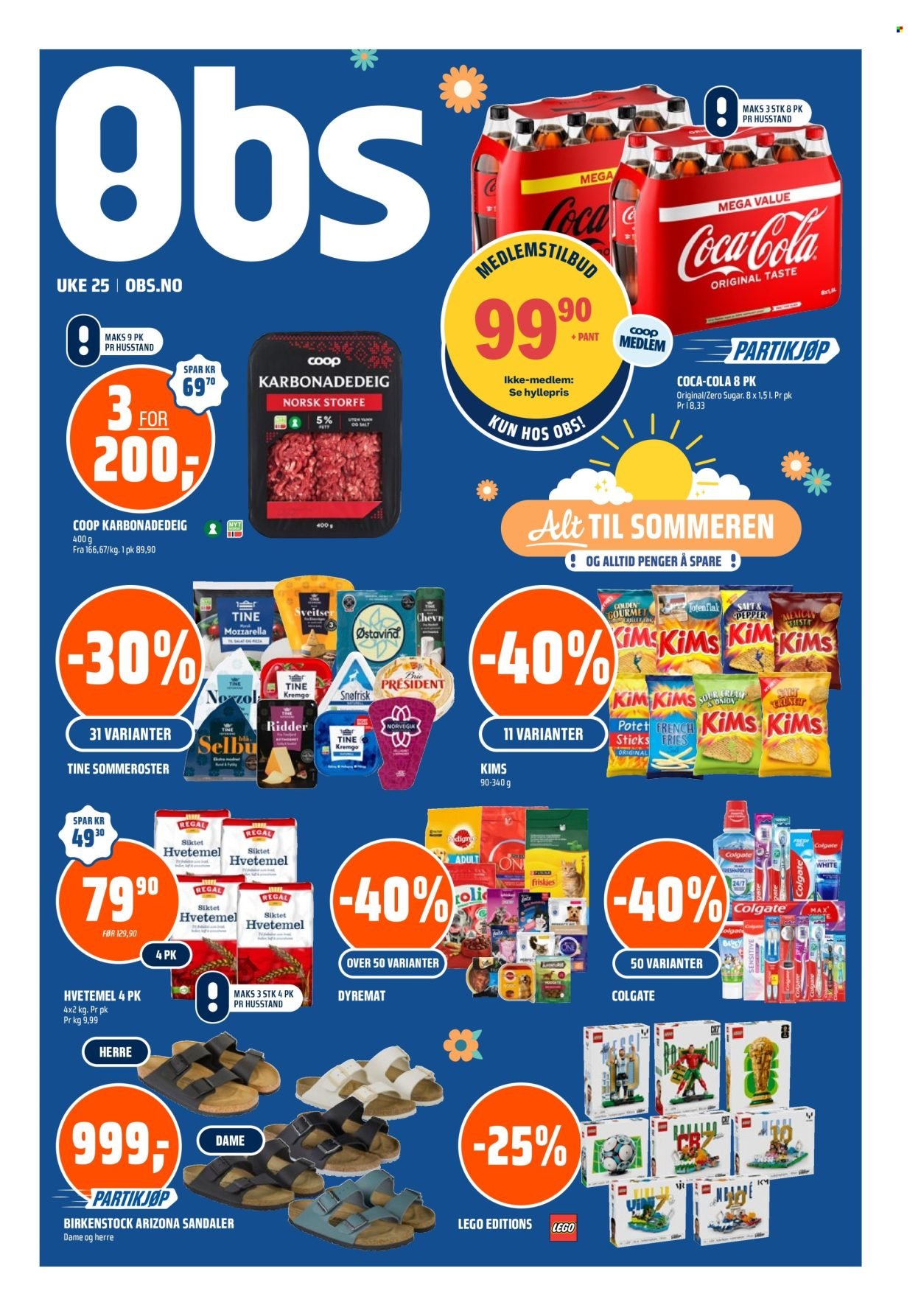 COOP OBS kundeavis - Fra søndag 14. juni 2026