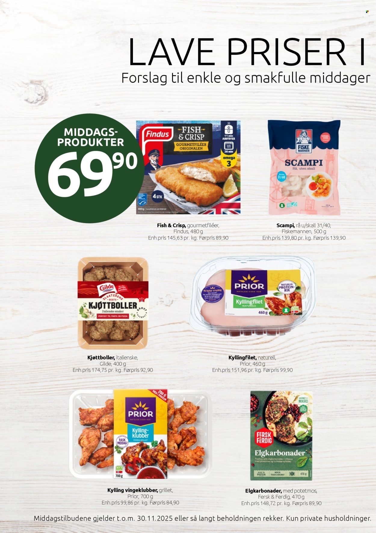 JOKER kundeavis - Godt til middag november (2025-11-01 - 2025-11-30)