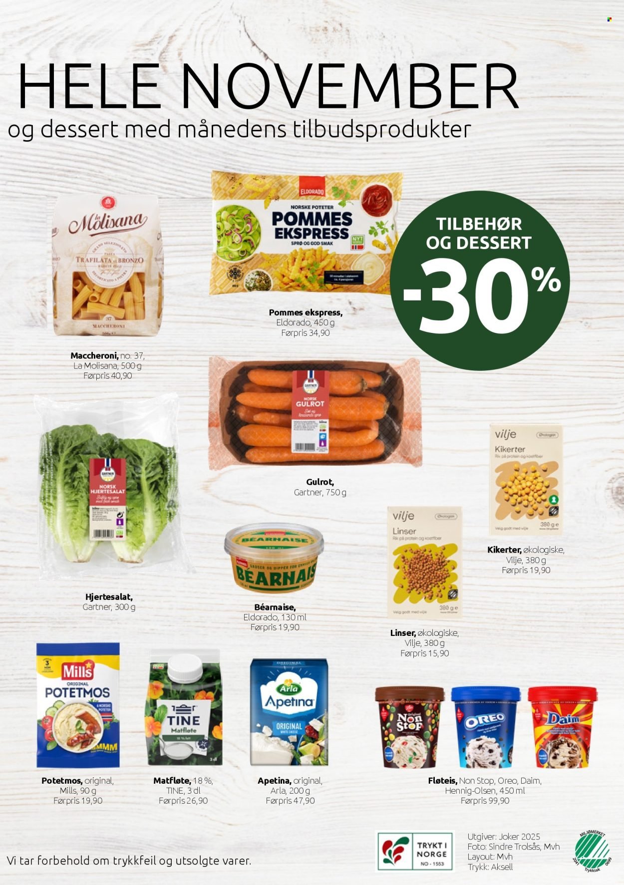 JOKER kundeavis - Godt til middag november (2025-11-01 - 2025-11-30)