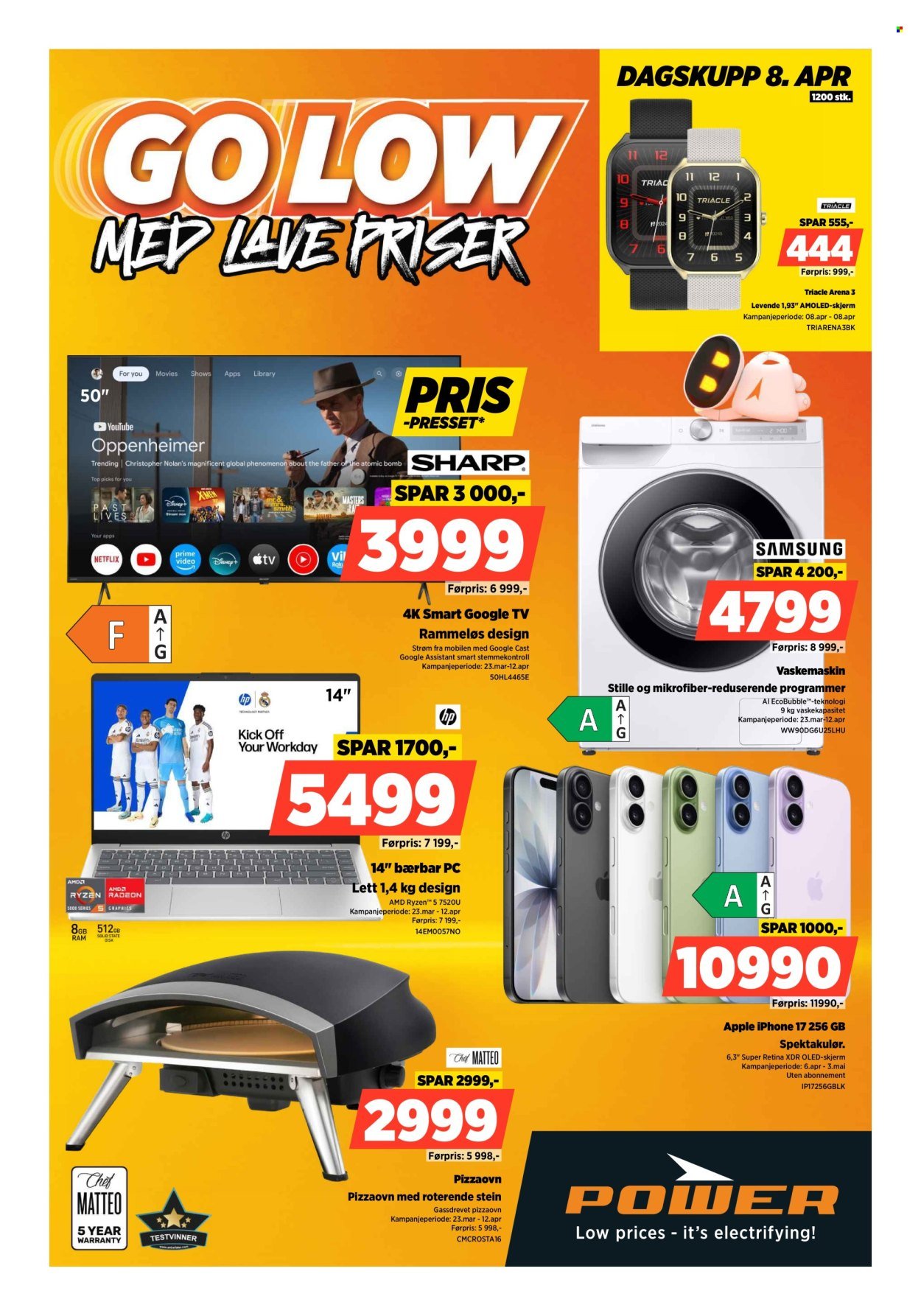 POWER kundeavis - Fra mandag 6. april 2026 (2026-04-06 - 2026-04-12)