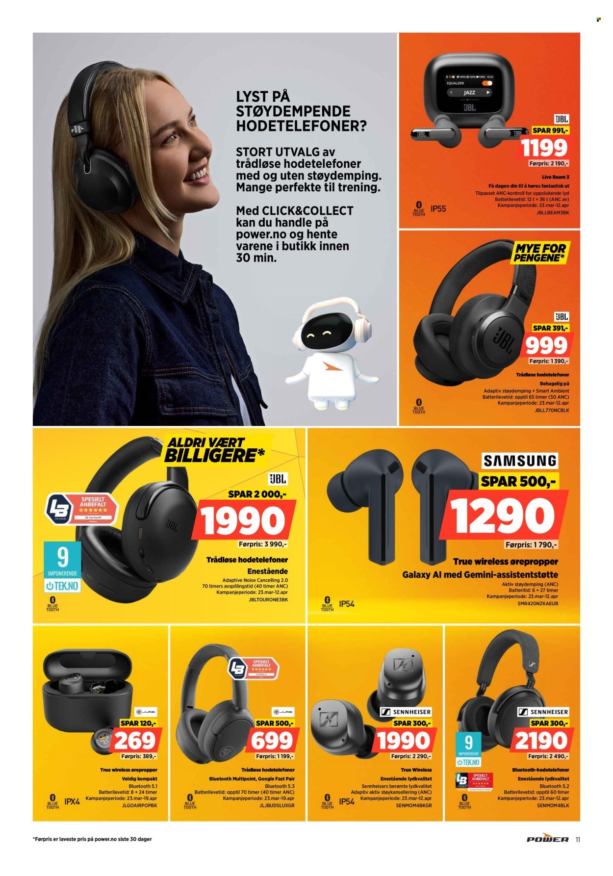 POWER kundeavis - Fra mandag 6. april 2026 (2026-04-06 - 2026-04-12)