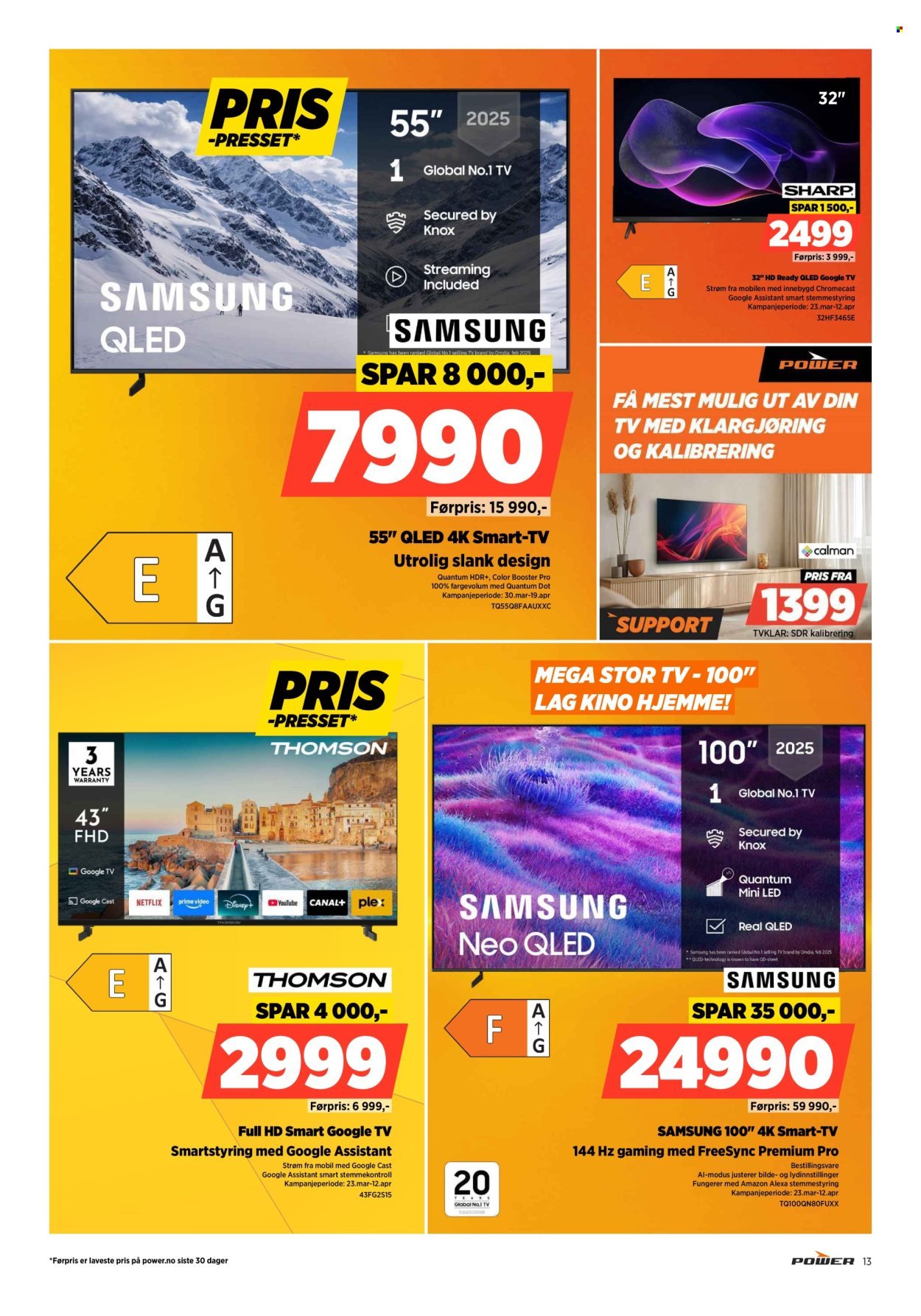 POWER kundeavis - Fra mandag 6. april 2026 (2026-04-06 - 2026-04-12)