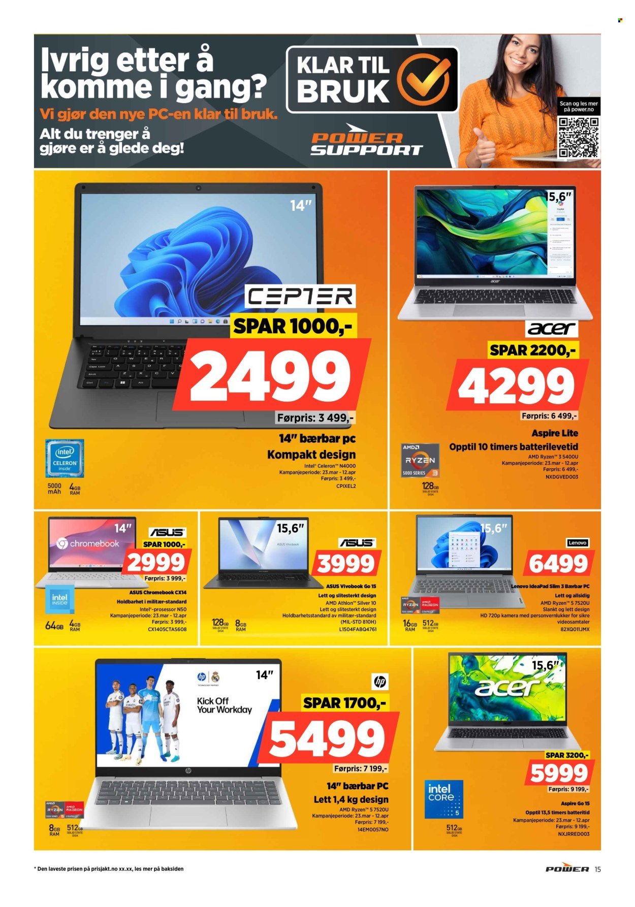POWER kundeavis - Fra mandag 6. april 2026 (2026-04-06 - 2026-04-12)