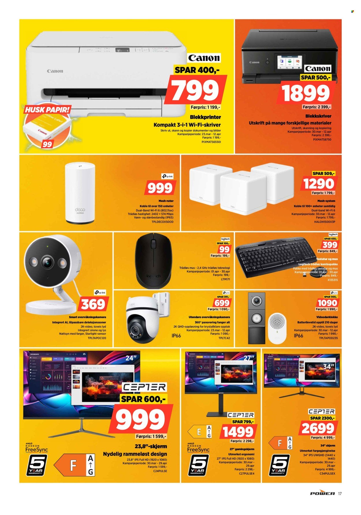POWER kundeavis - Fra mandag 6. april 2026 (2026-04-06 - 2026-04-12)