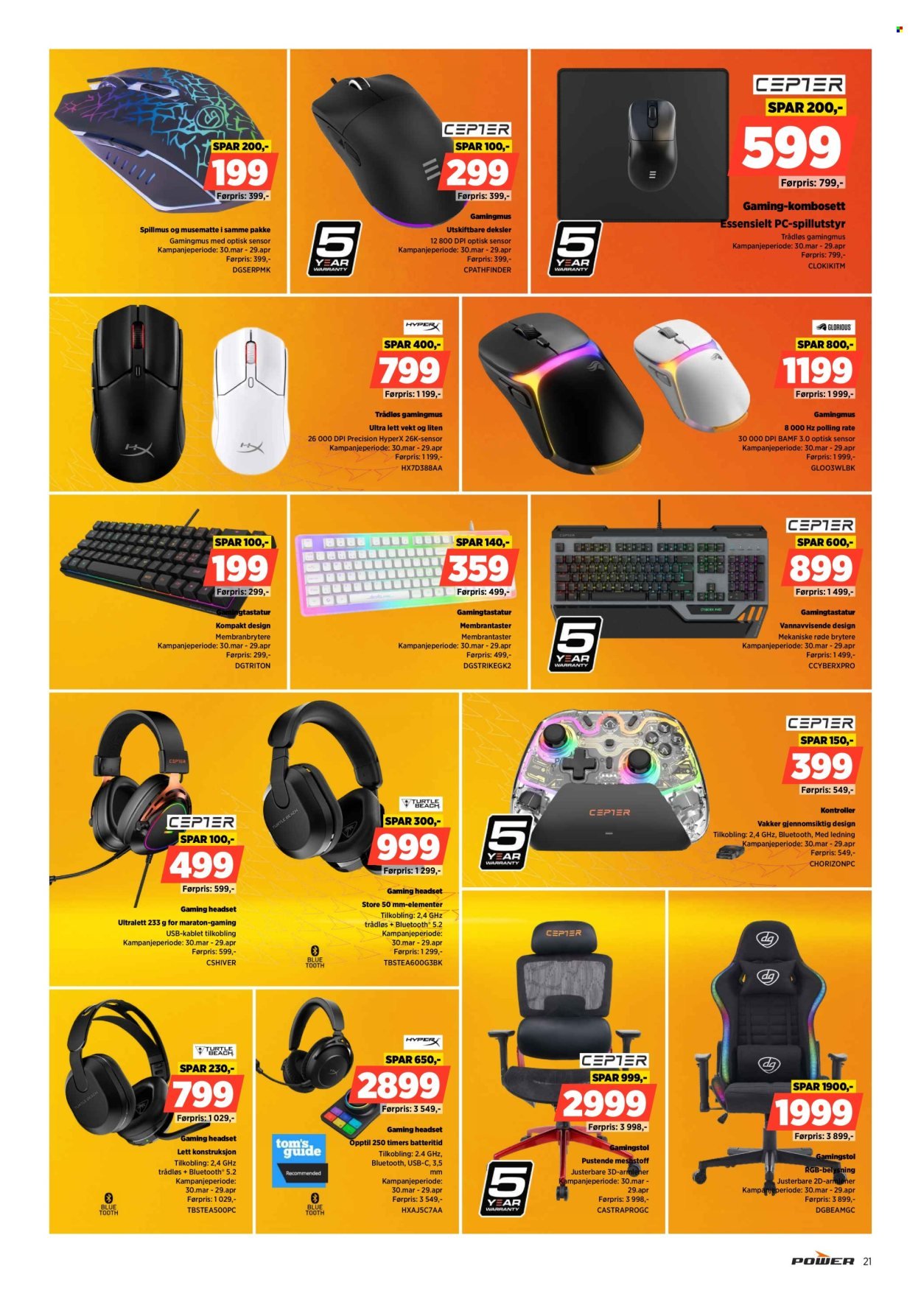 POWER kundeavis - Fra mandag 6. april 2026 (2026-04-06 - 2026-04-12)