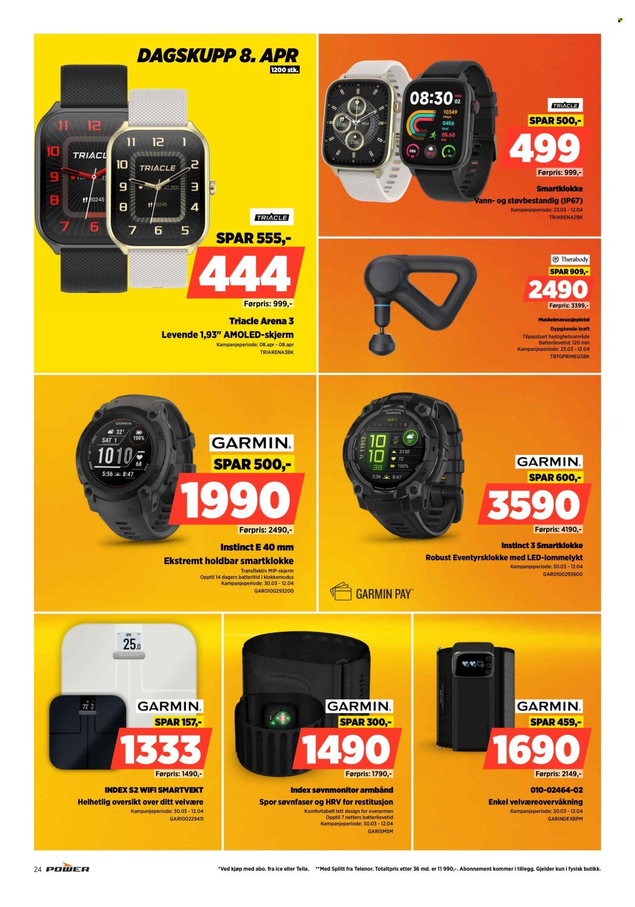 POWER kundeavis - Fra mandag 6. april 2026 (2026-04-06 - 2026-04-12)