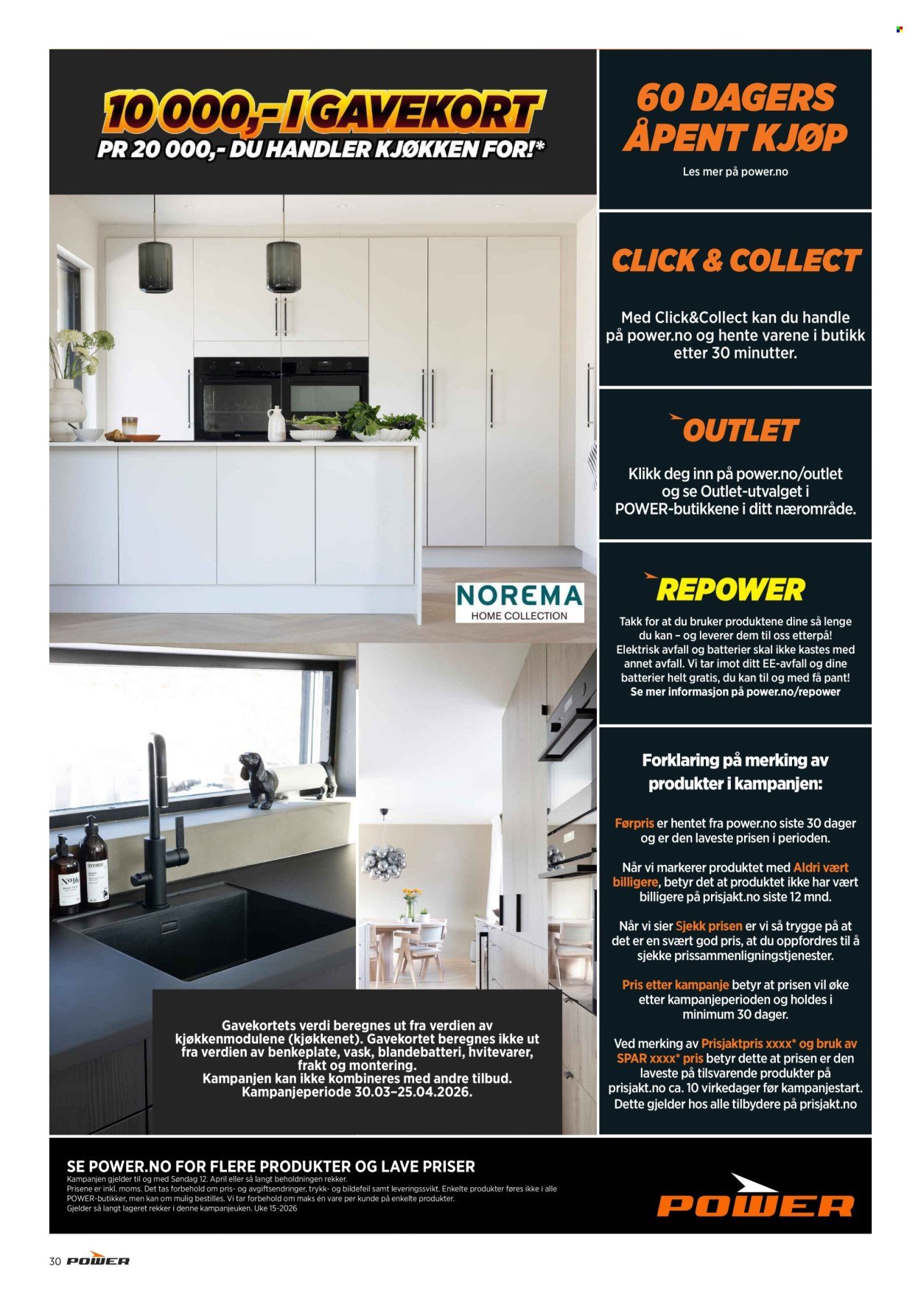 POWER kundeavis - Fra mandag 6. april 2026 (2026-04-06 - 2026-04-12)