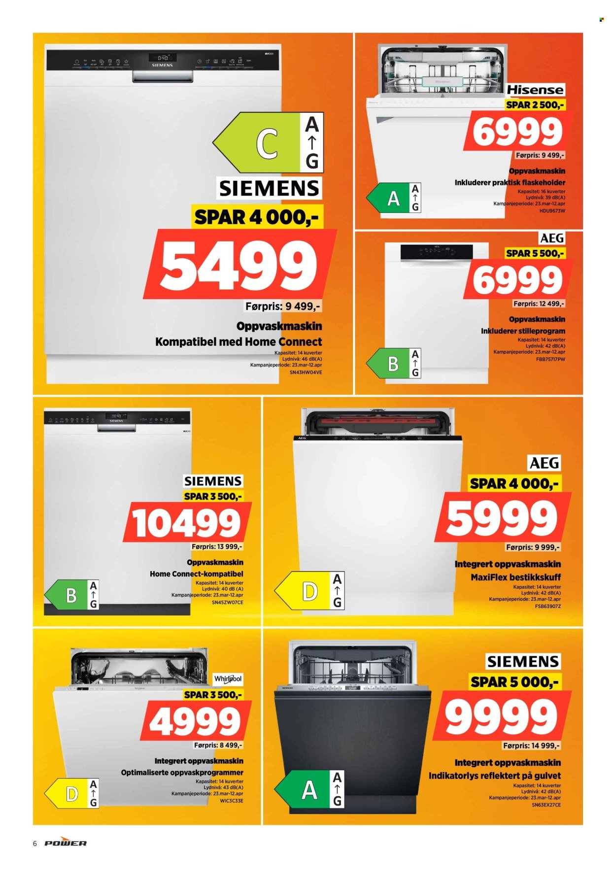 POWER kundeavis - Fra mandag 6. april 2026 (2026-04-06 - 2026-04-12)