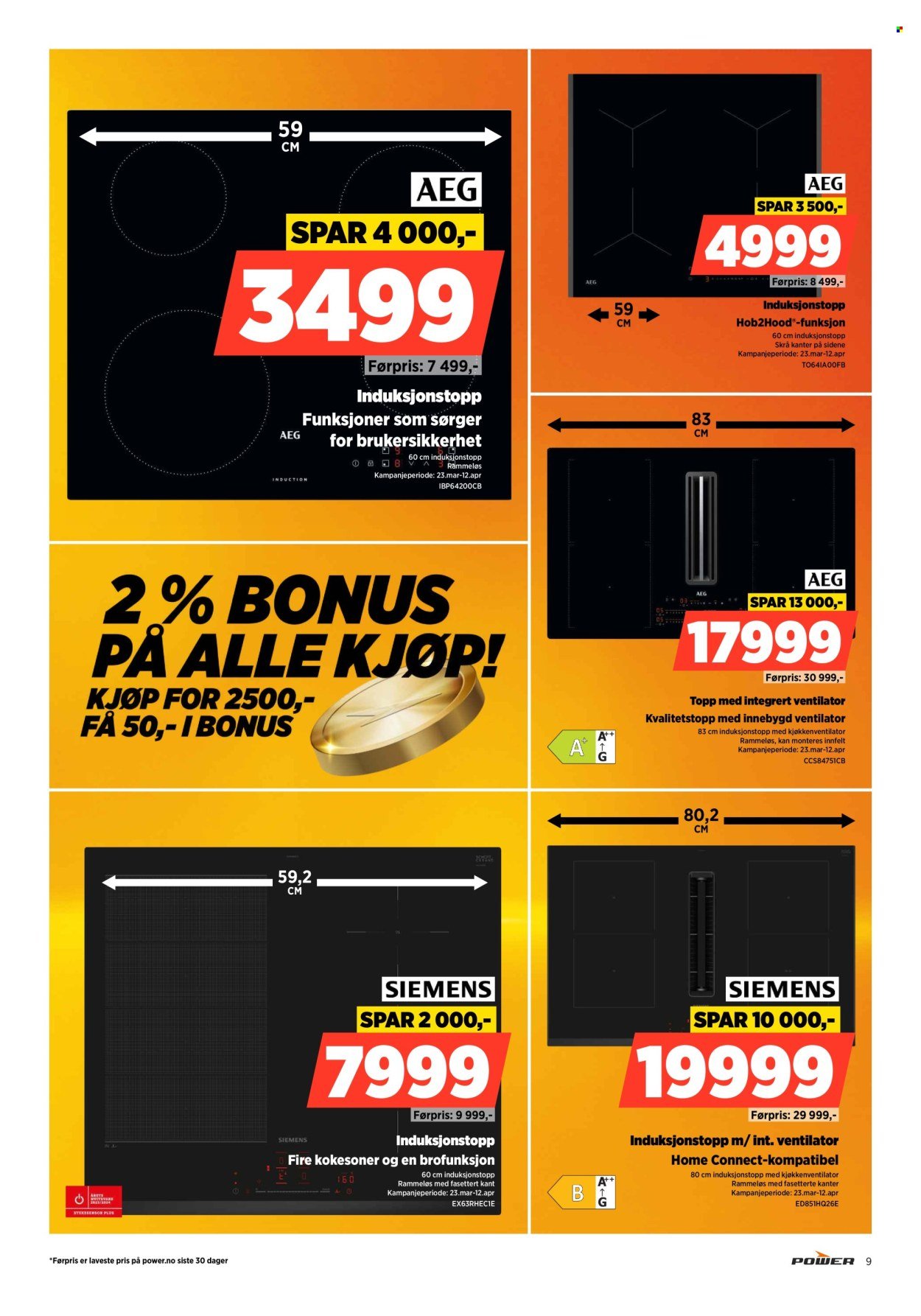 POWER kundeavis - Fra mandag 6. april 2026 (2026-04-06 - 2026-04-12)