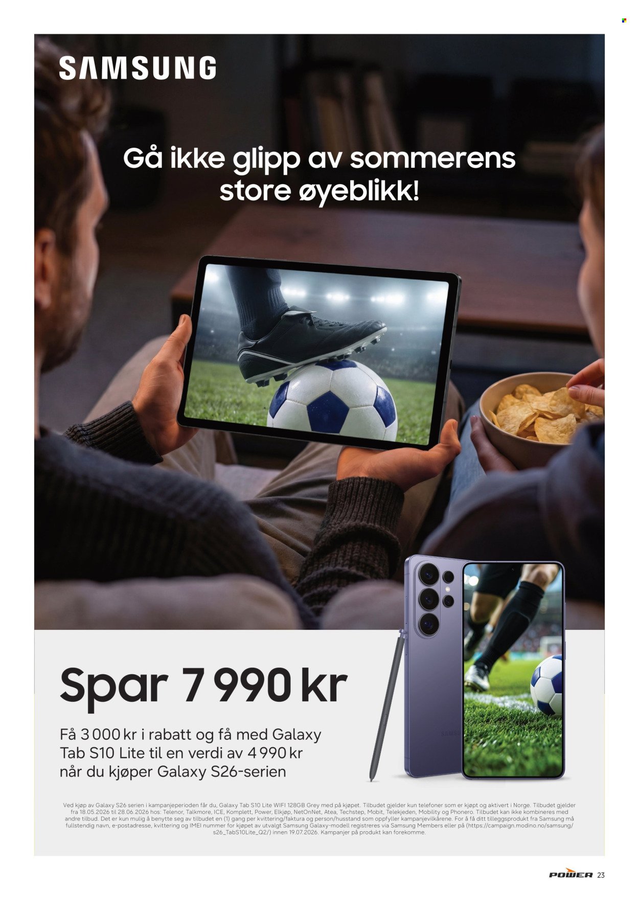 POWER kundeavis - Fra mandag 25. mai 2026 (2026-05-25 - 2026-05-31)