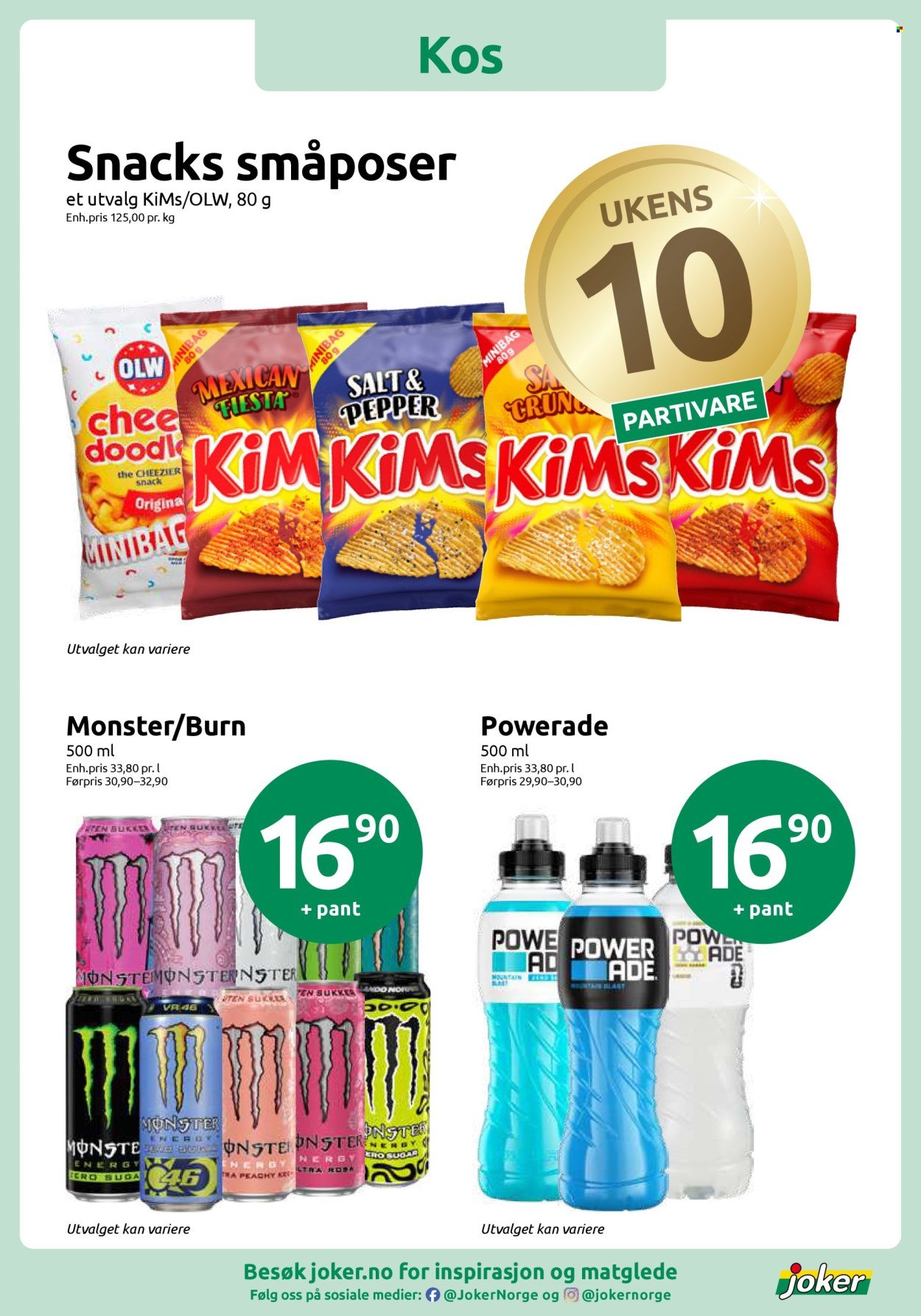 JOKER kundeavis - Fra mandag 10. august 2026
