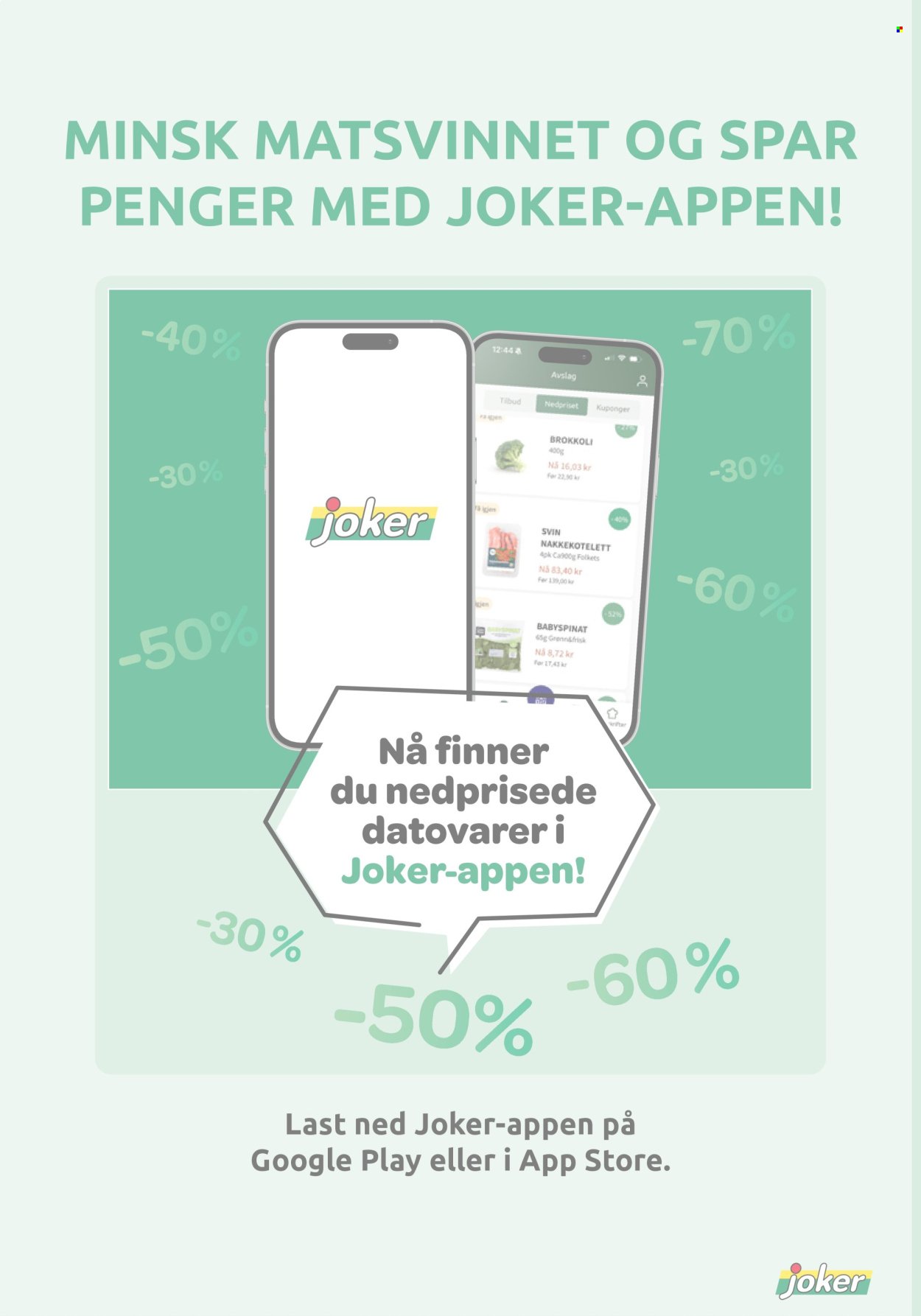 JOKER kundeavis - Fra mandag 10. august 2026