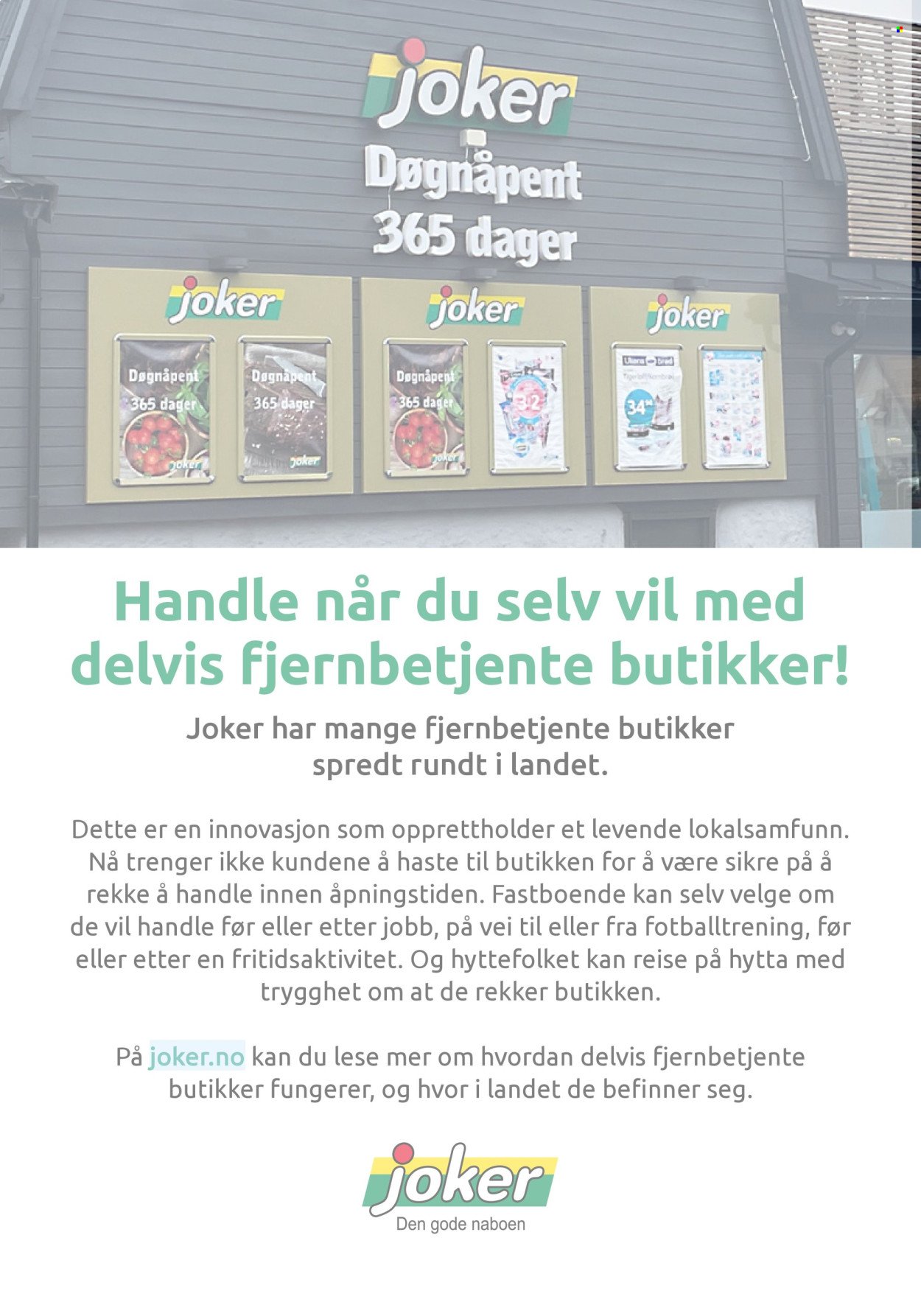 JOKER kundeavis - Fra mandag 10. august 2026