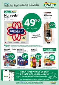 JOKER kundeavis - Fra mandag 10. august 2026