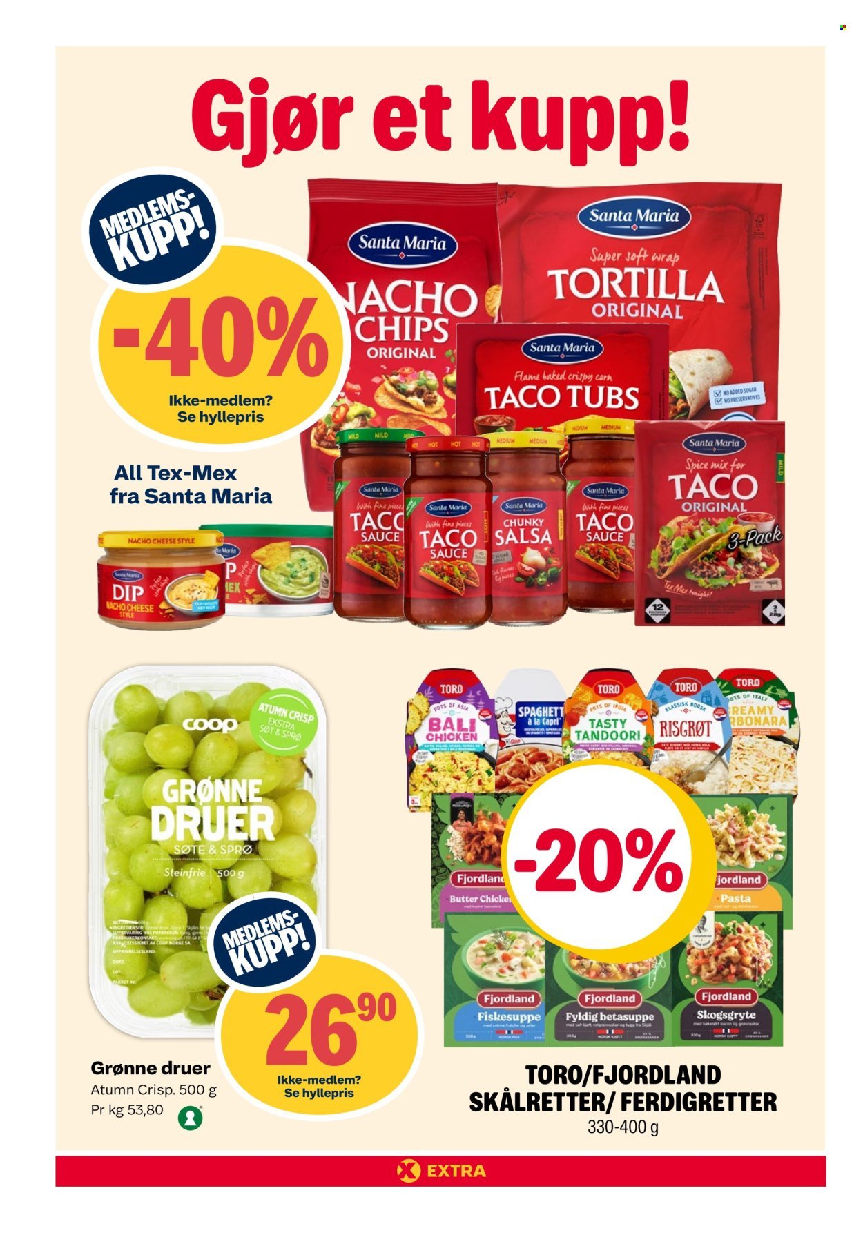 COOP EXTRA kundeavis - Uke 39 (2025-09-22 - 2025-09-28)