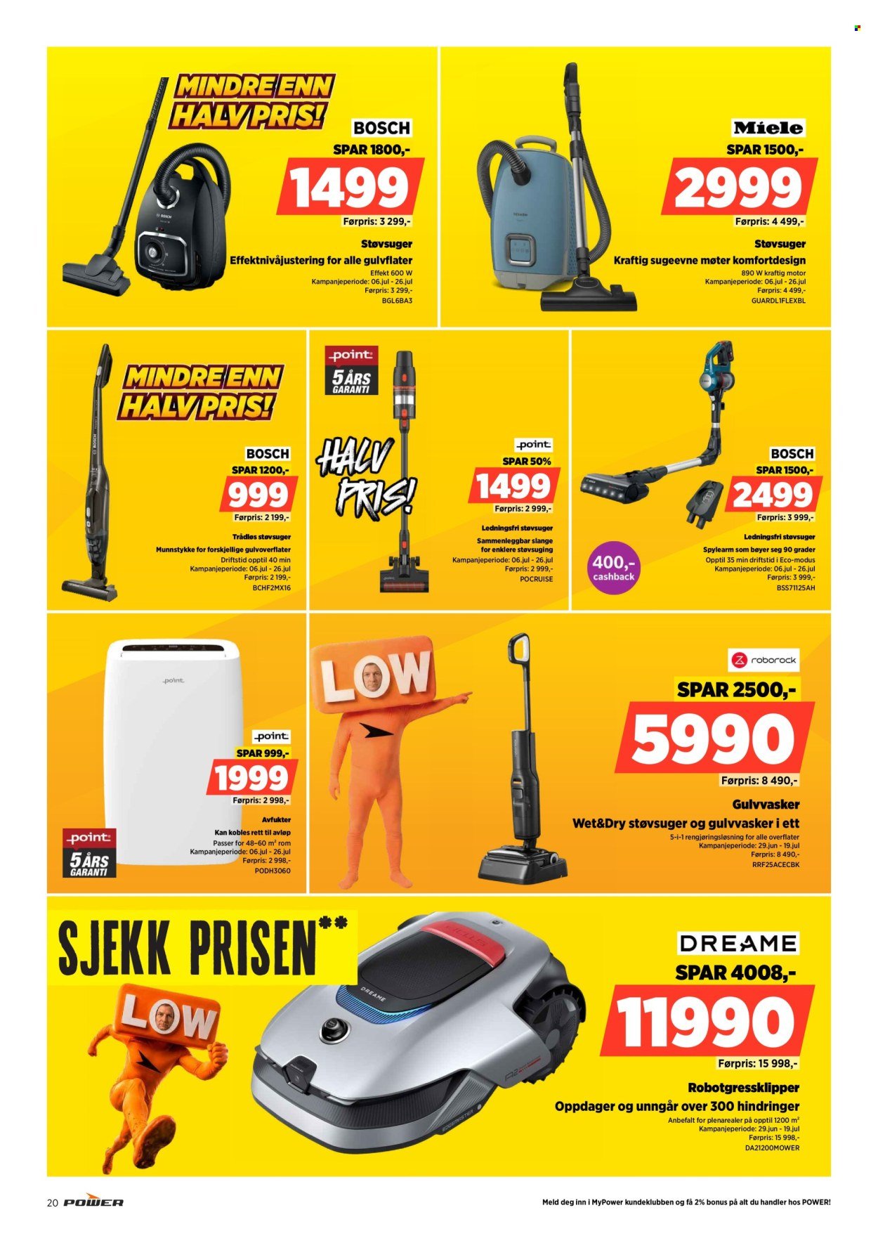 POWER kundeavis - Fra mandag 6. juli 2026