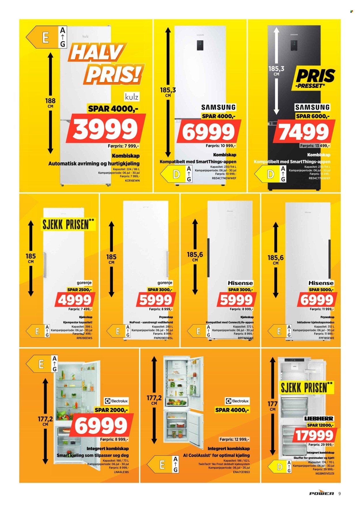 POWER kundeavis - Fra mandag 6. juli 2026