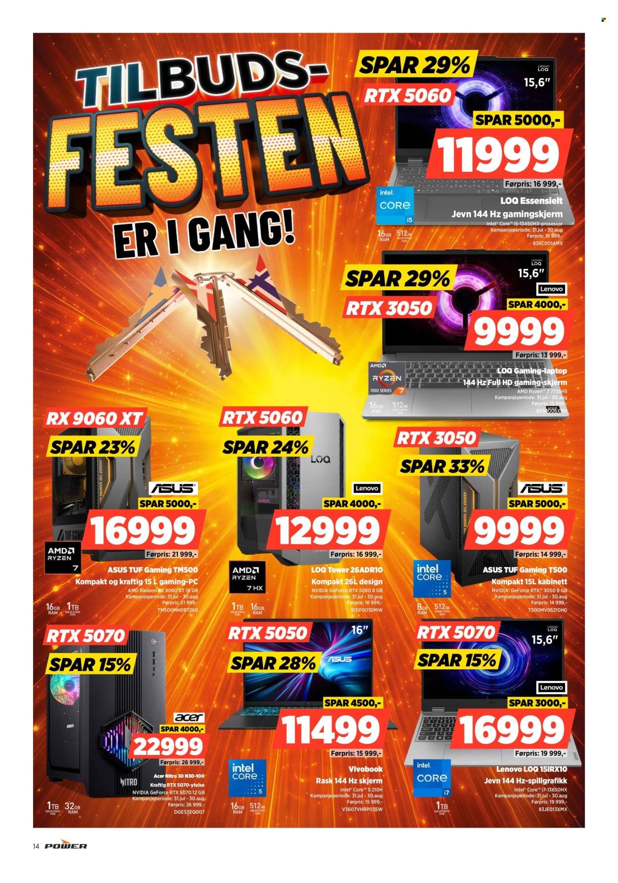 POWER kundeavis - Fra onsdag 29. juli 2026