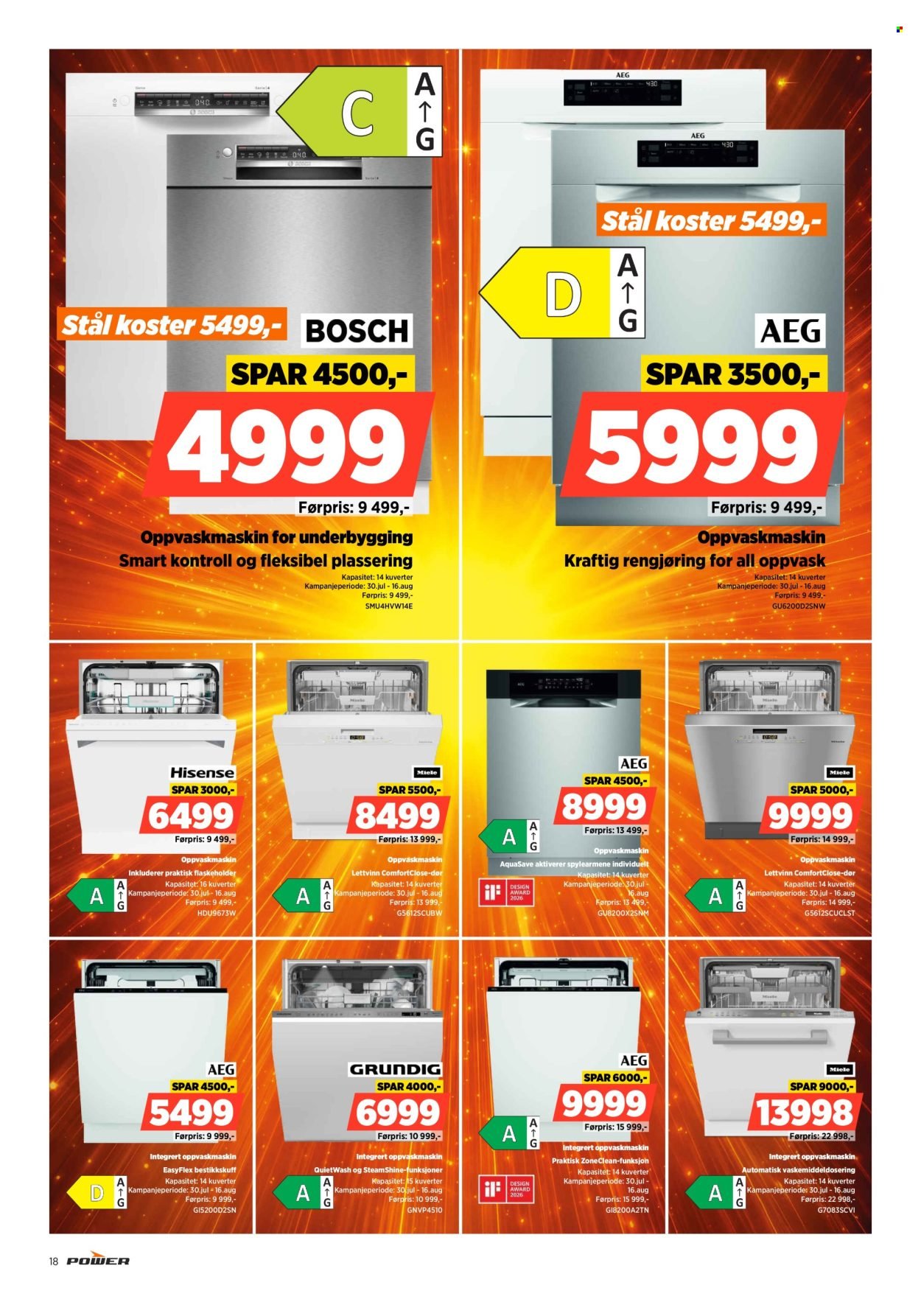 POWER kundeavis - Fra onsdag 29. juli 2026