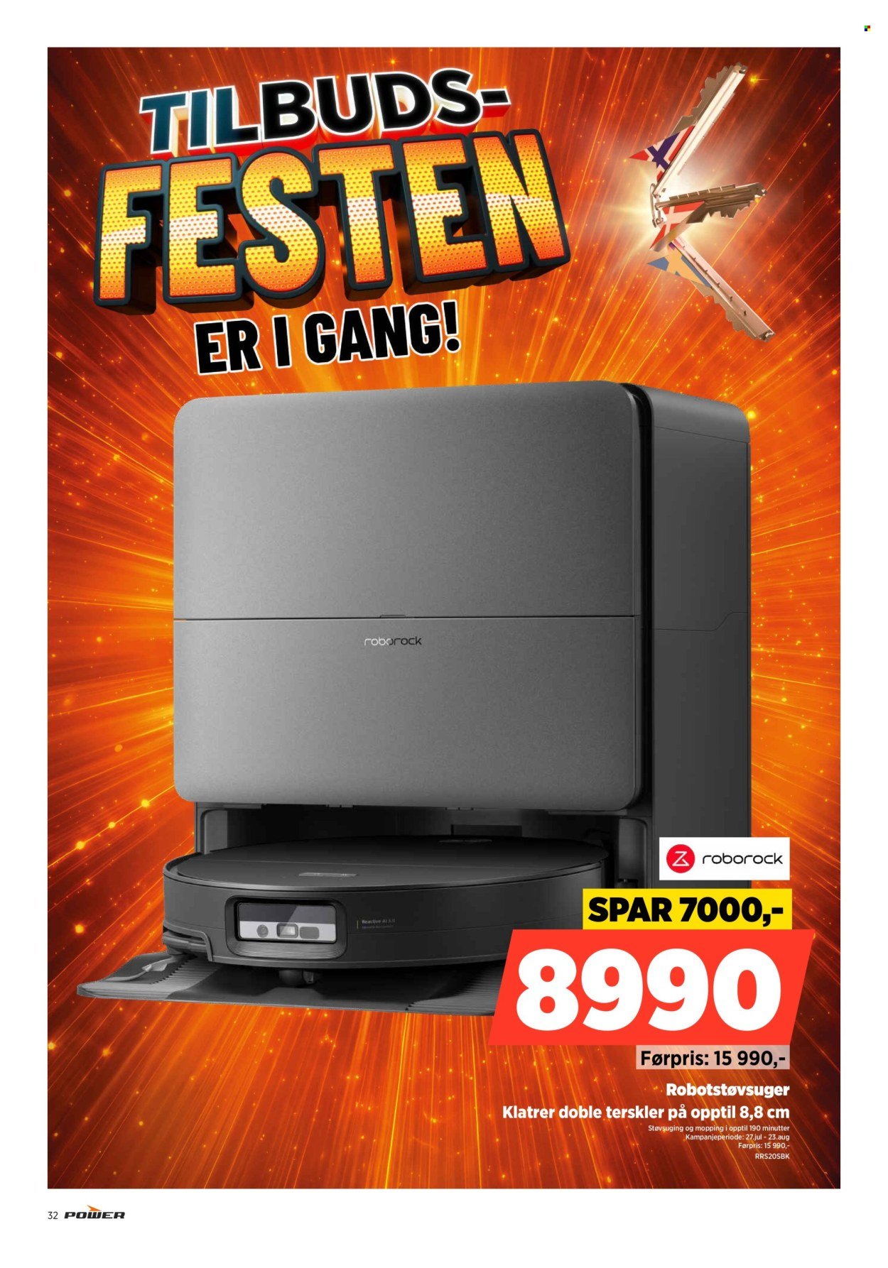 POWER kundeavis - Fra onsdag 29. juli 2026