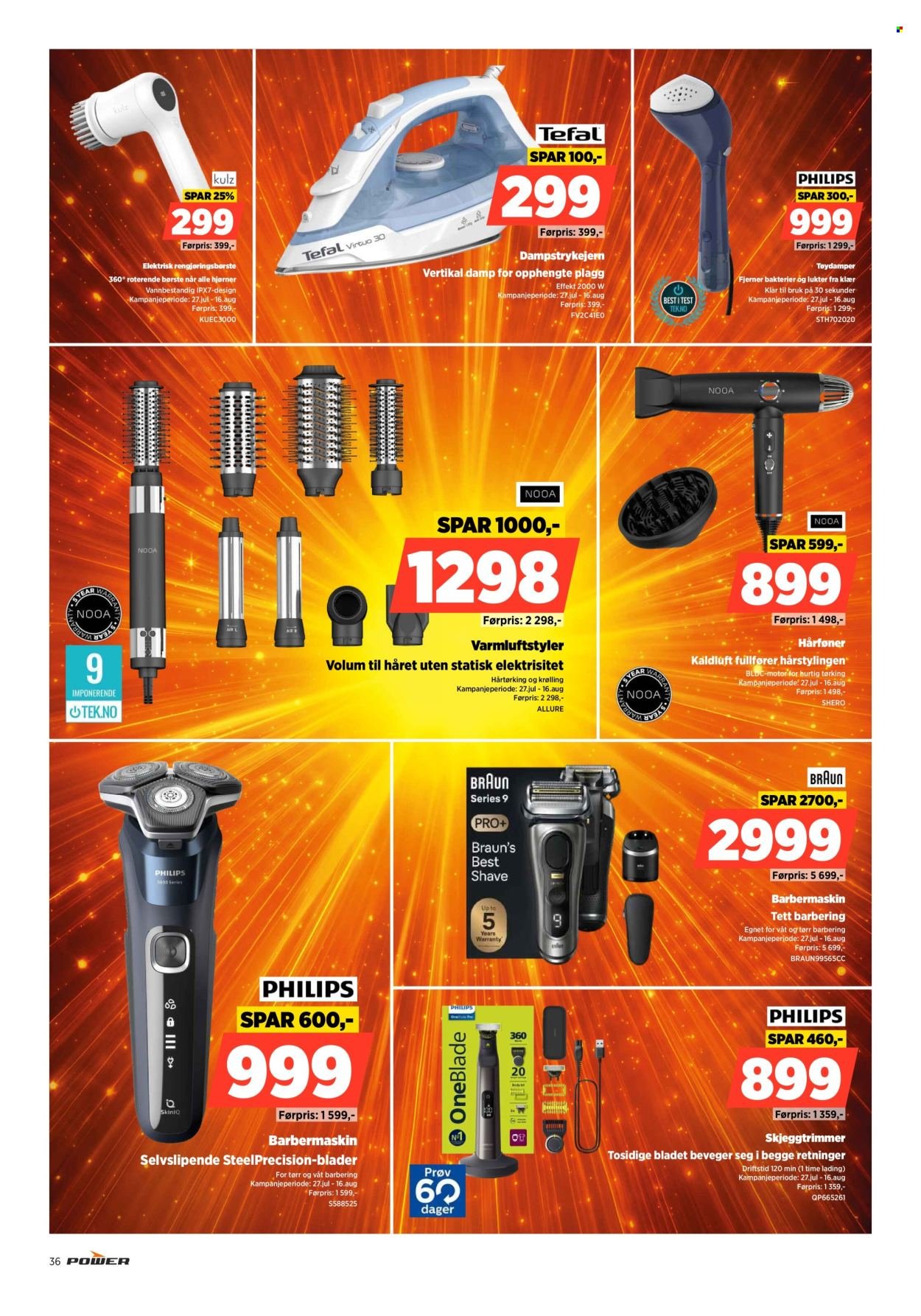 POWER kundeavis - Fra onsdag 29. juli 2026