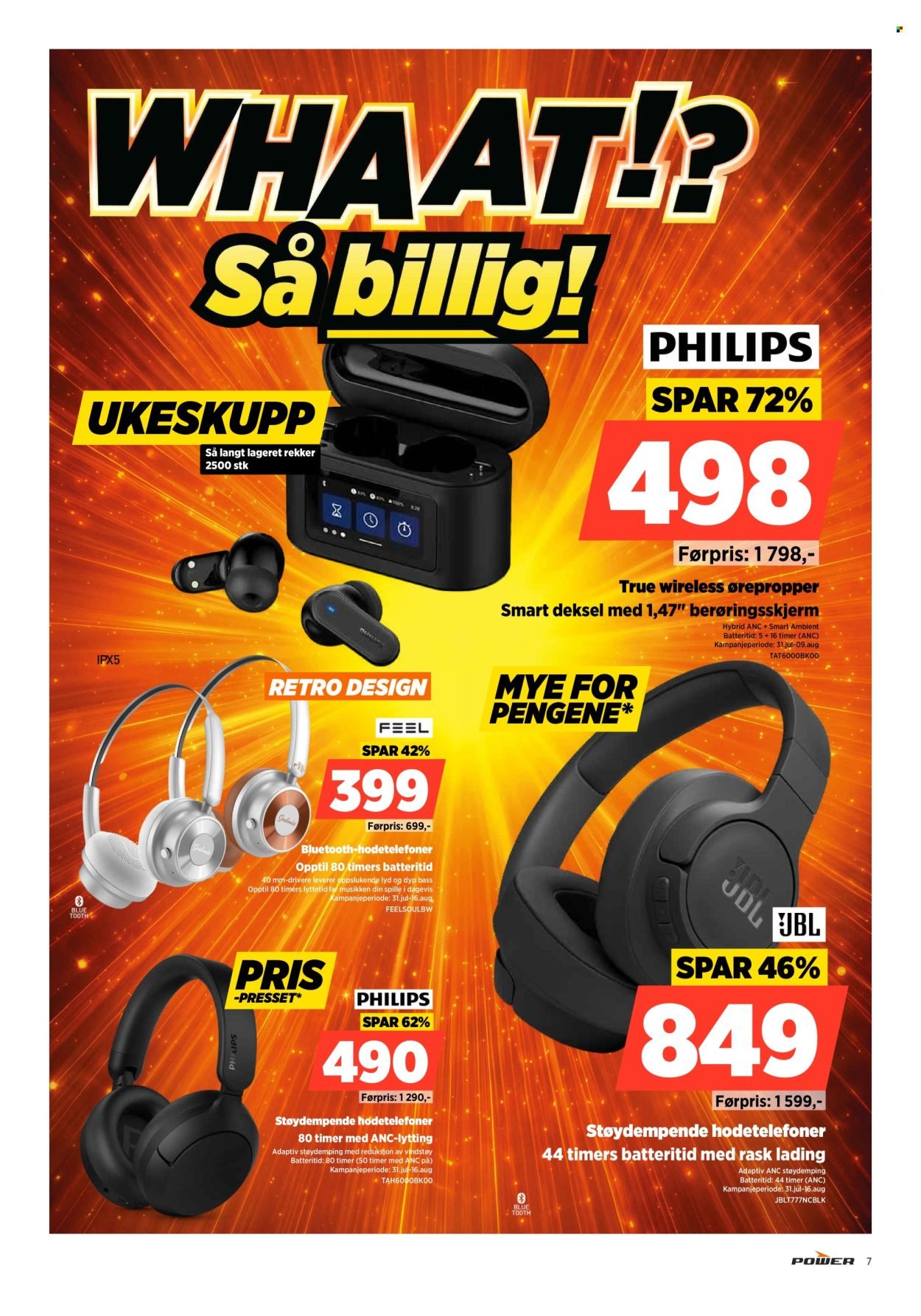 POWER kundeavis - Fra onsdag 29. juli 2026
