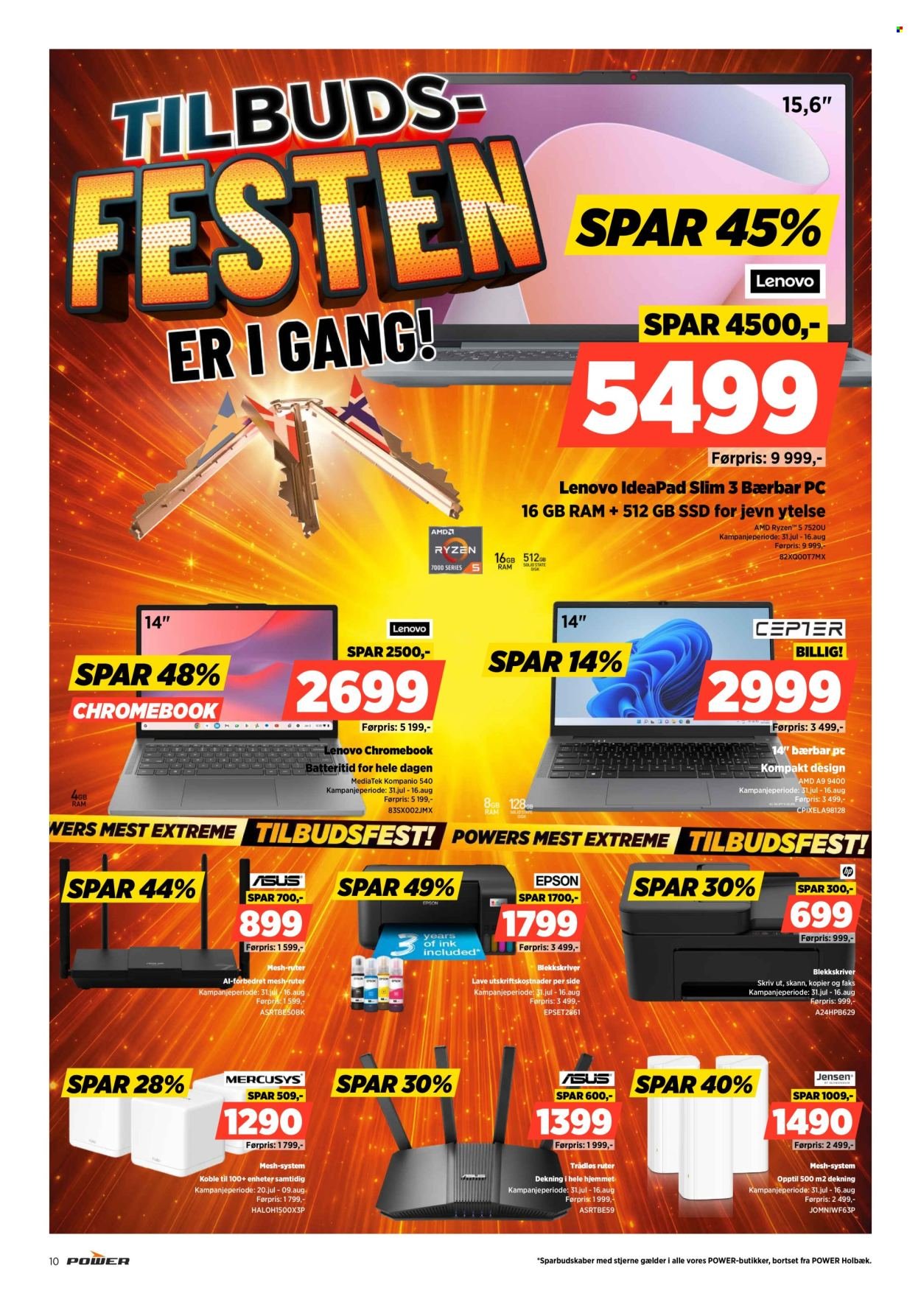 POWER kundeavis - Fra onsdag 29. juli 2026