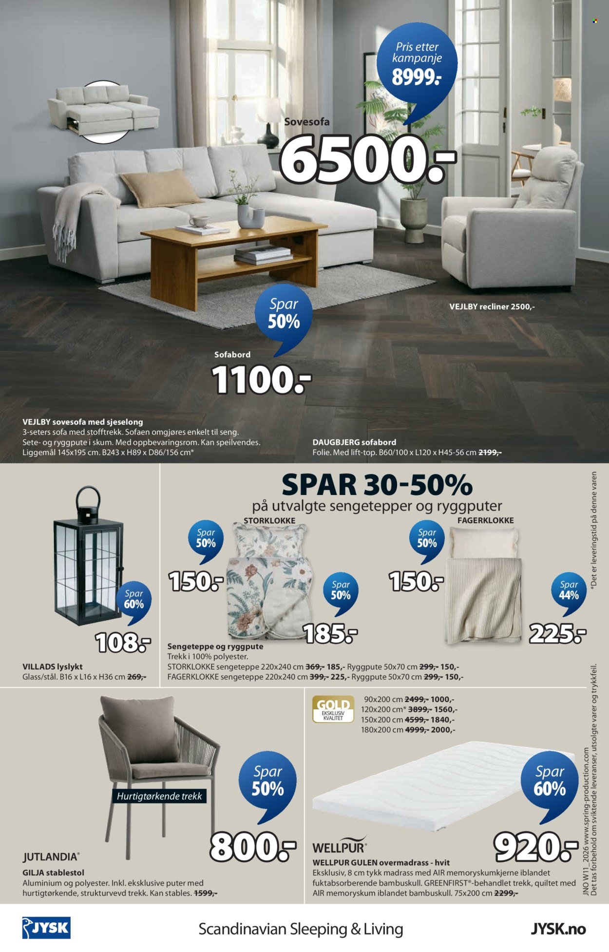 JYSK kundeavis - Fra mandag 9. mars 2026 (2026-03-09 - 2026-03-21)