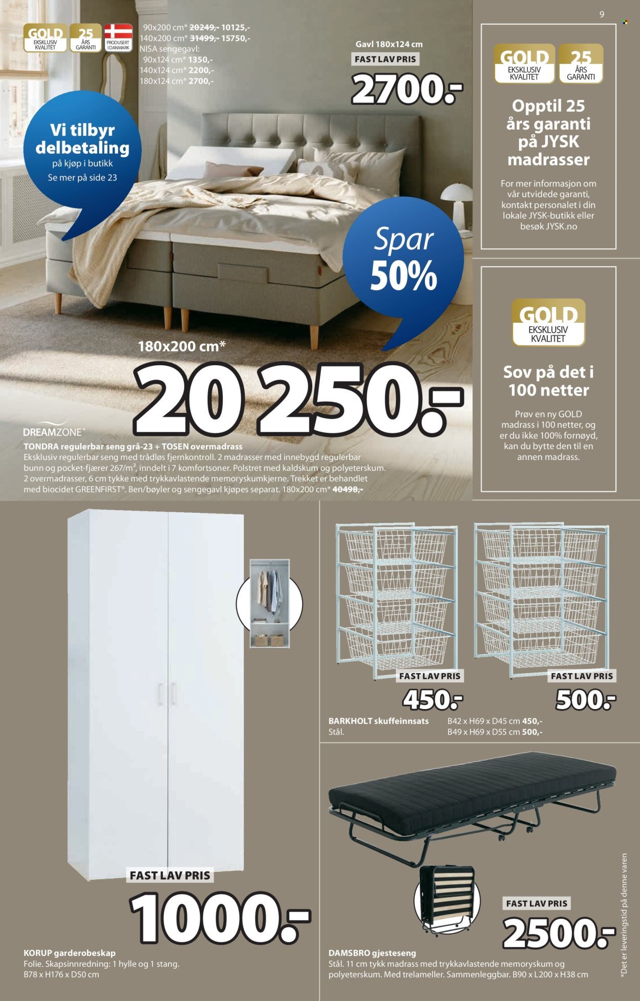 JYSK kundeavis - Fra mandag 9. mars 2026 (2026-03-09 - 2026-03-21)