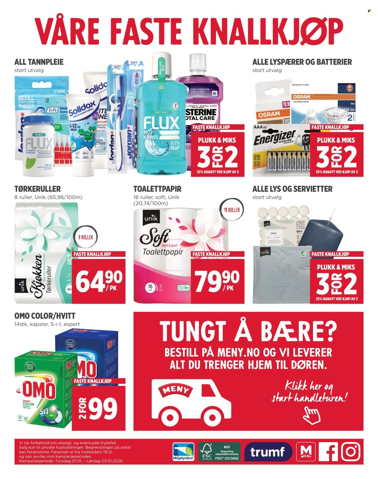 MENY kundeavis - Fra torsdag 1. januar 2026 (2026-01-01 - 2026-01-03)