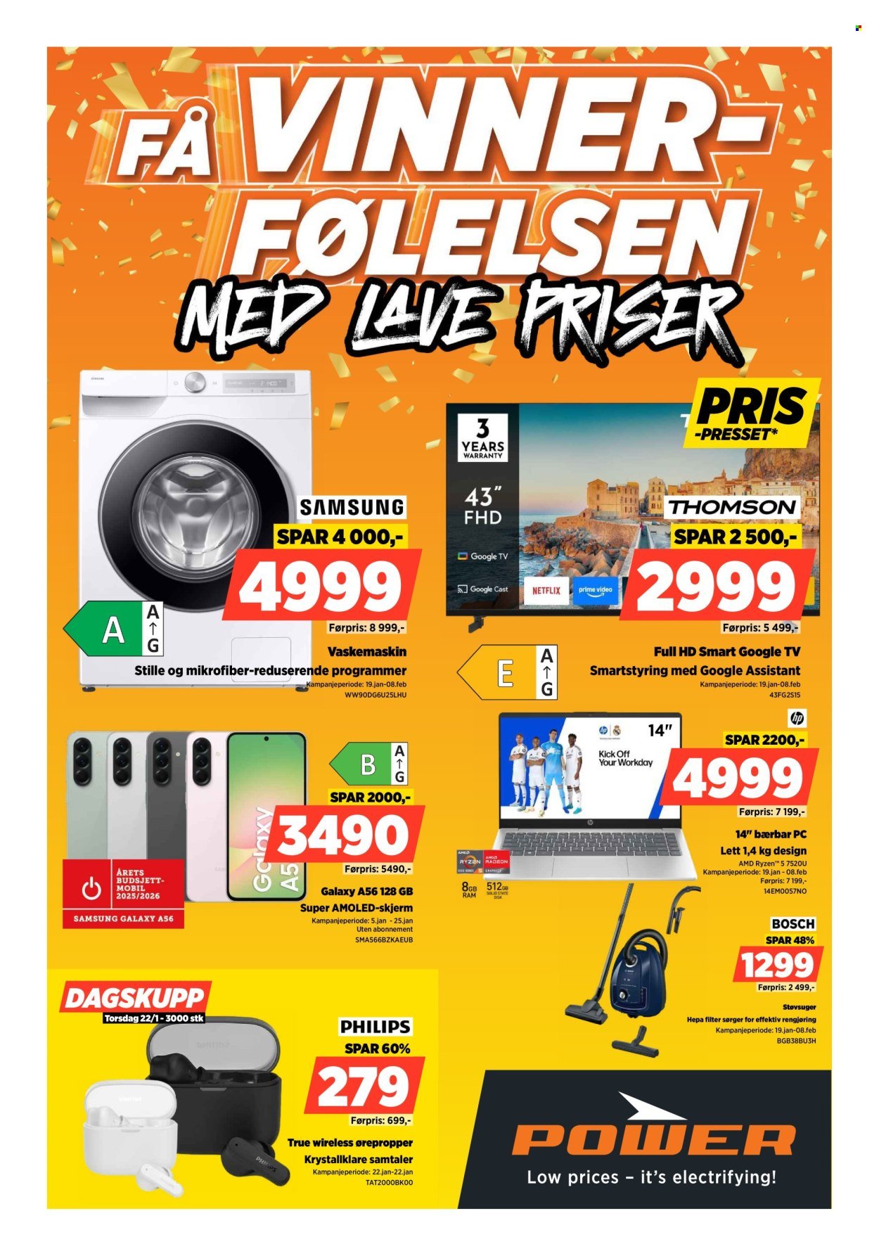POWER kundeavis - Fra mandag 19. januar 2026 (2026-01-19 - 2026-01-25)