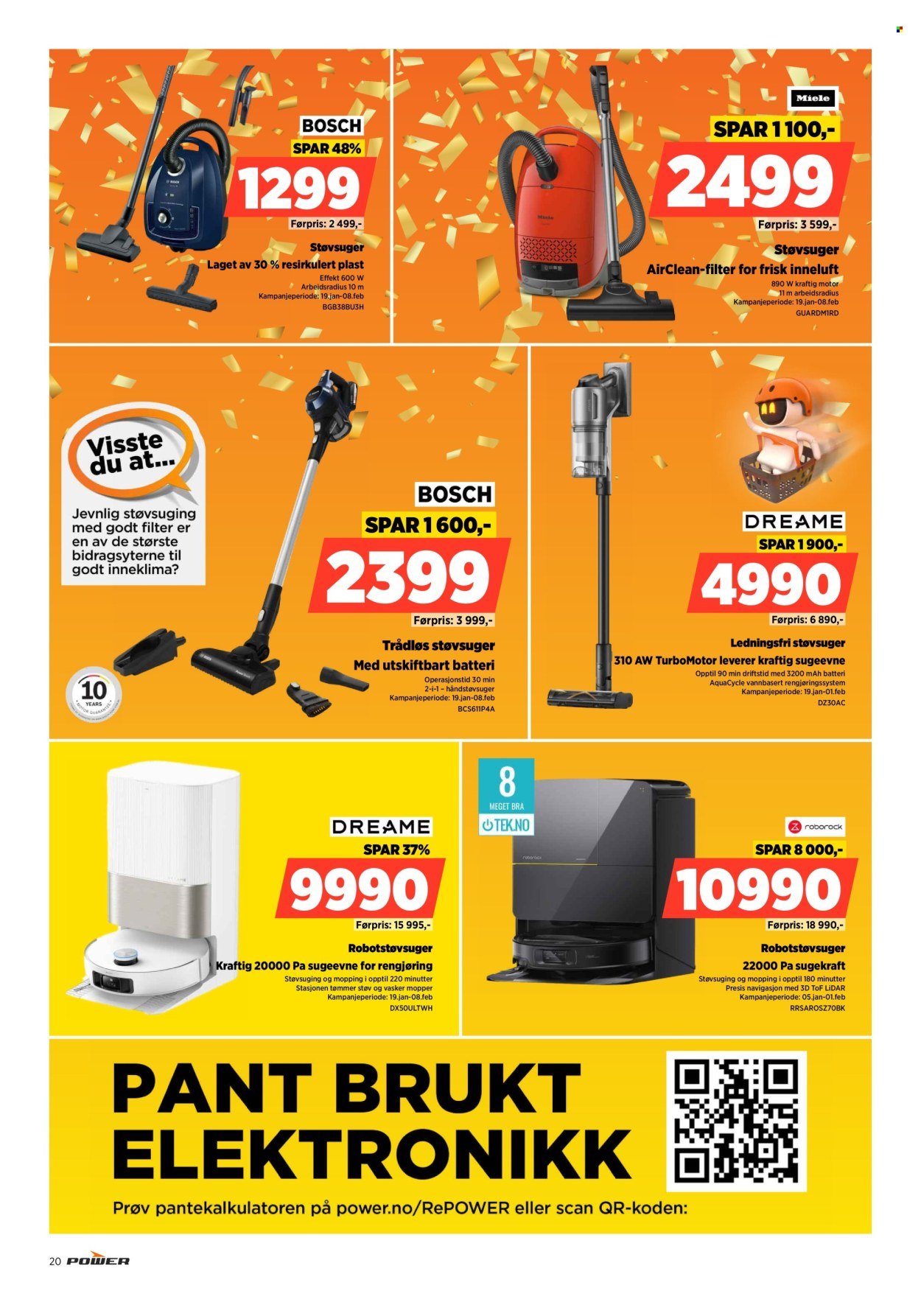 POWER kundeavis - Fra mandag 19. januar 2026 (2026-01-19 - 2026-01-25)