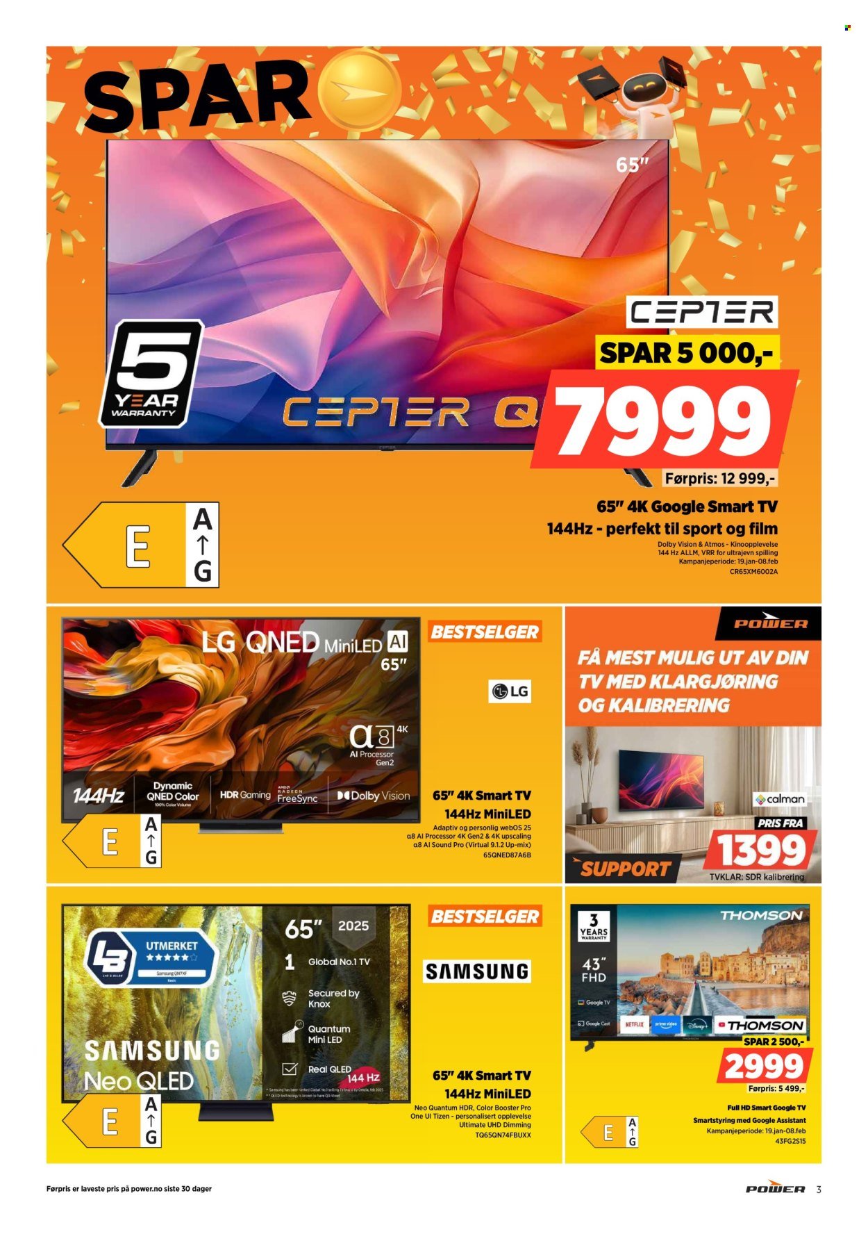 POWER kundeavis - Fra mandag 19. januar 2026 (2026-01-19 - 2026-01-25)