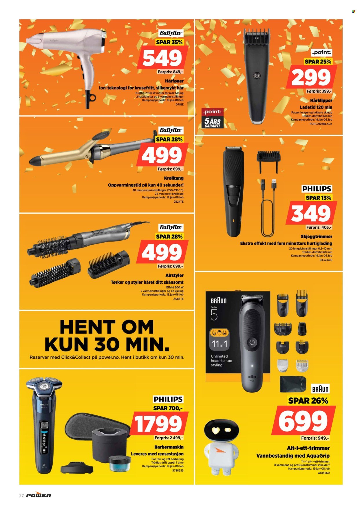 POWER kundeavis - Fra mandag 19. januar 2026 (2026-01-19 - 2026-01-25)